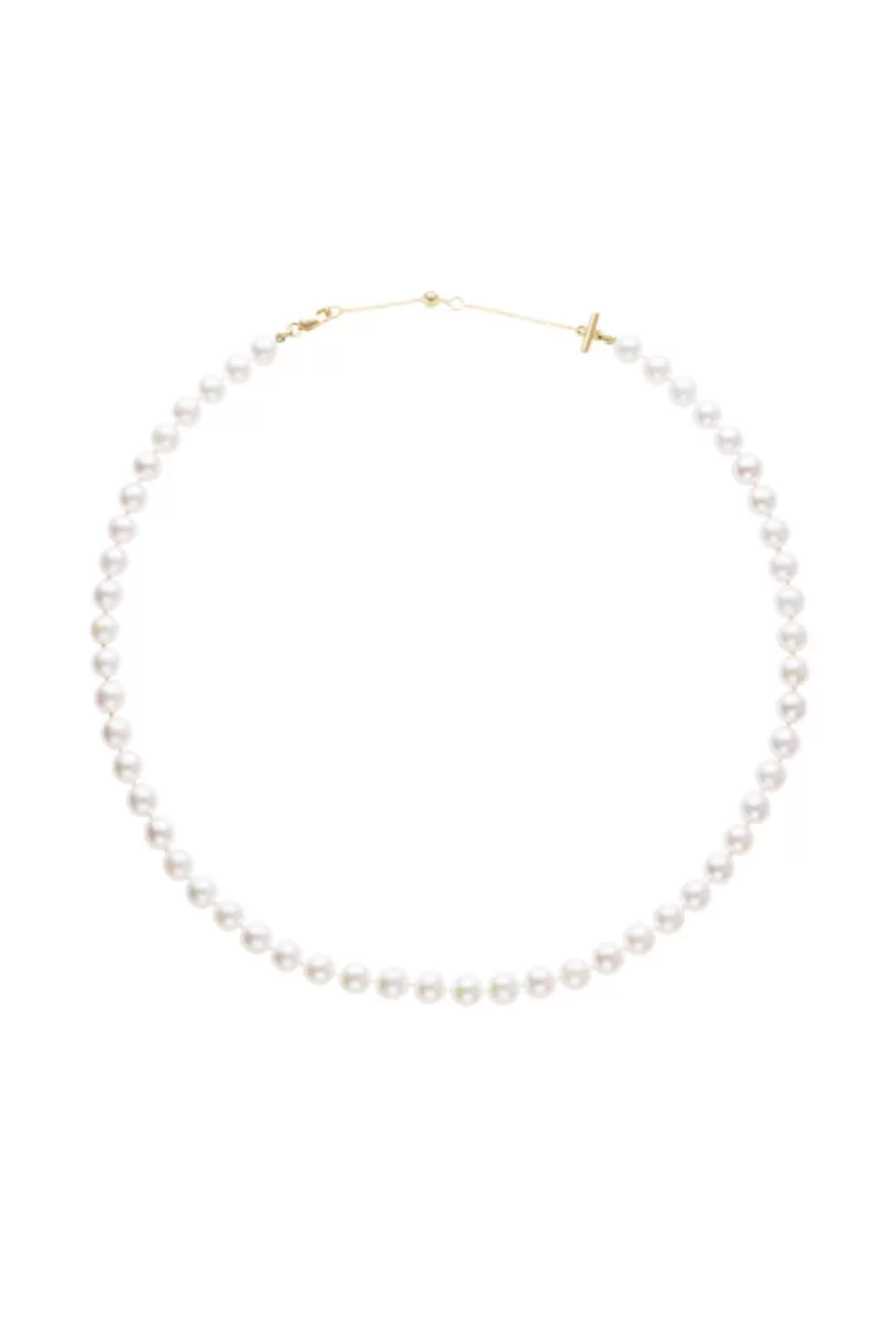 Woman KBH Fine Jewelry | Akoya Pearl Strand Necklace In Yellow Gold