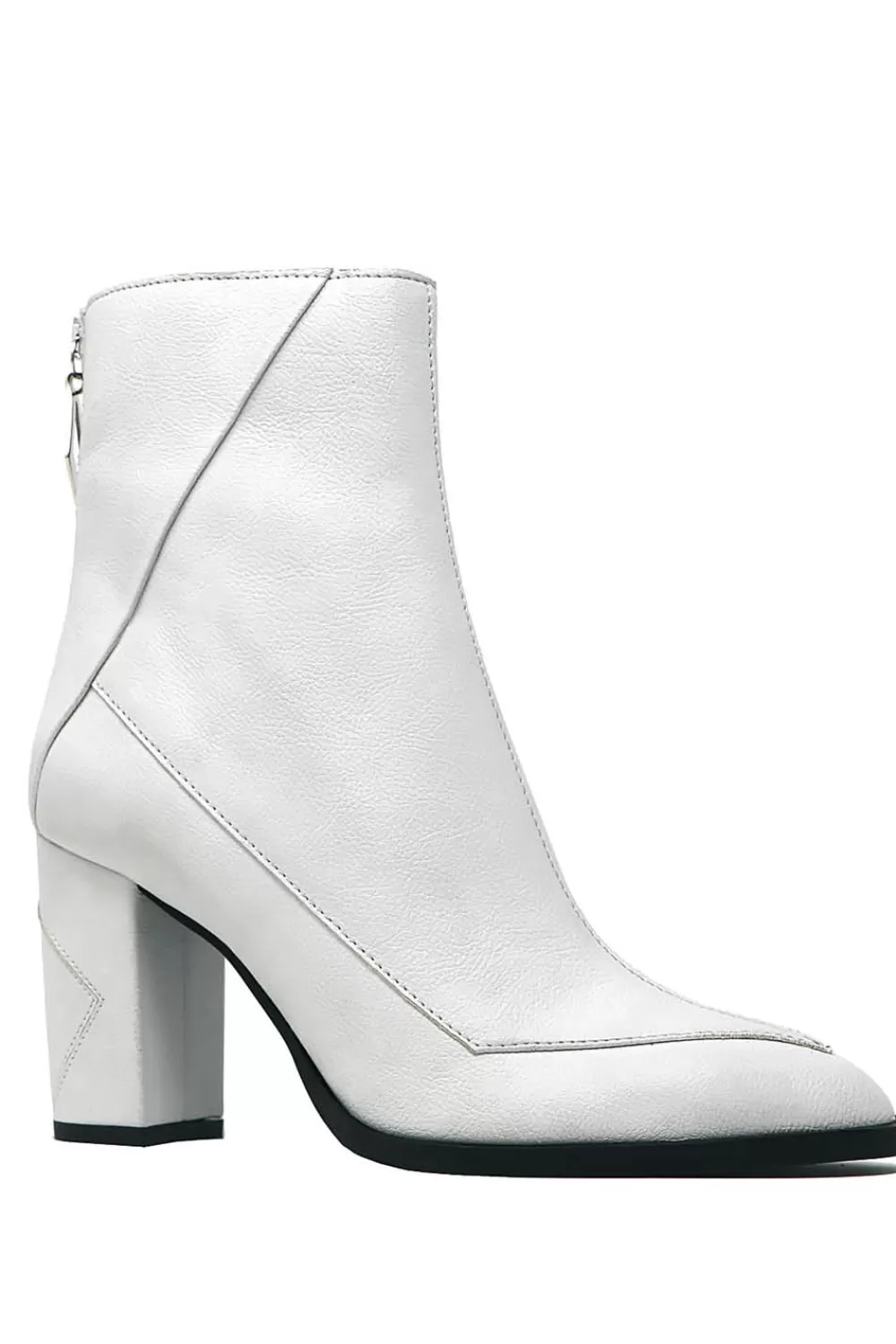 Woman Sylven New York Shoes | Almasi White Vegan Apple Leather Boots