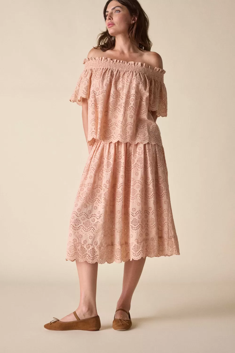 Woman St. Roche Tops | Beverly Top - Tan