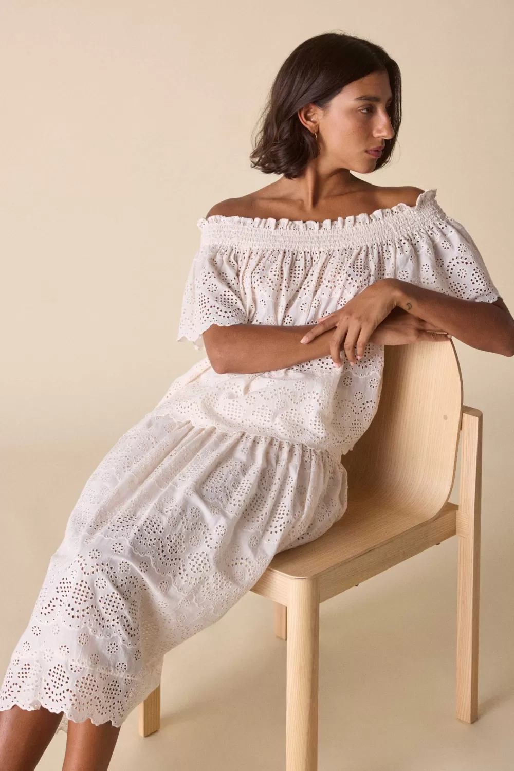 Woman St. Roche Tops | Beverly Top - Vanilla