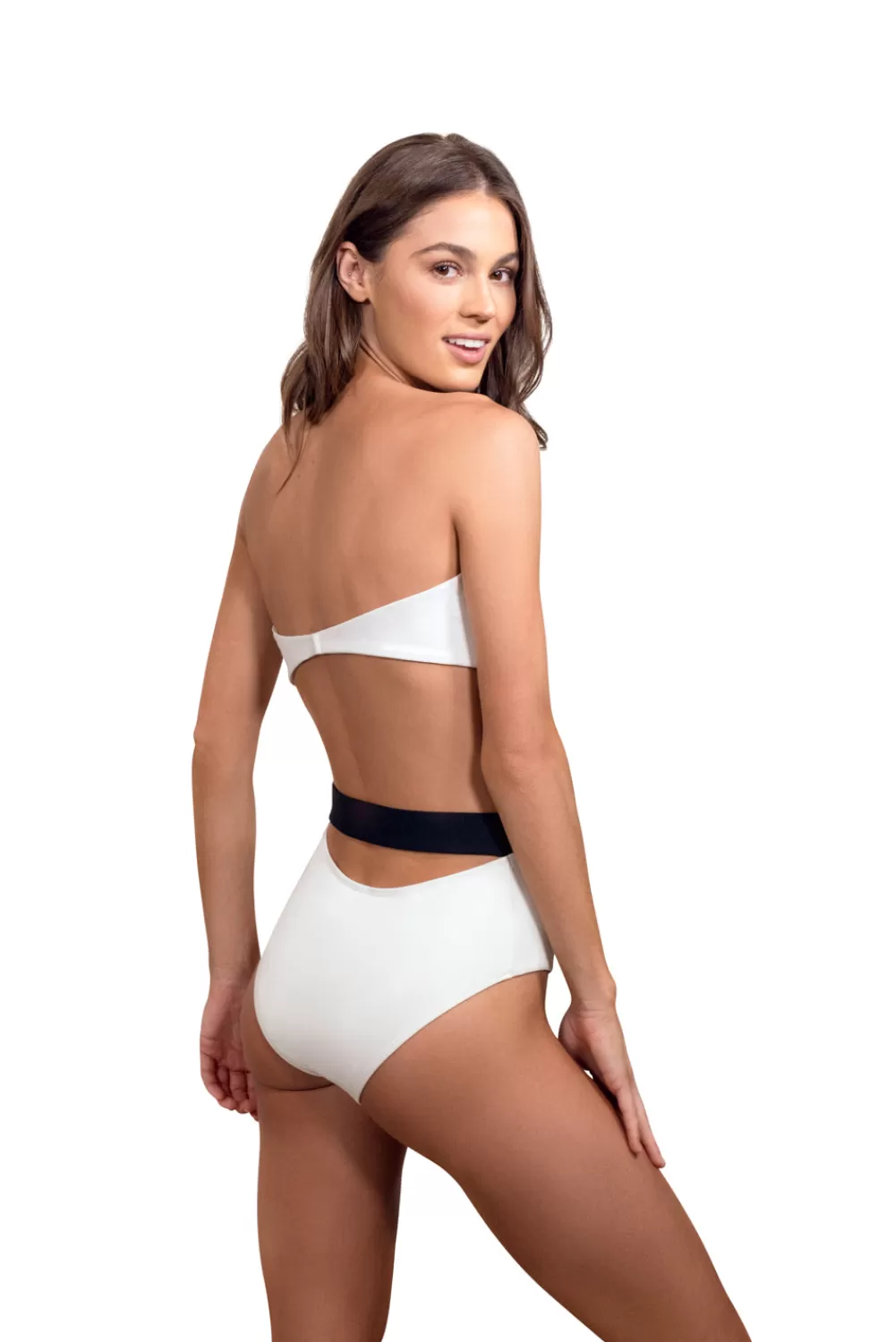 Woman Tabacaru Beachwear | Blair Swimsuit In White