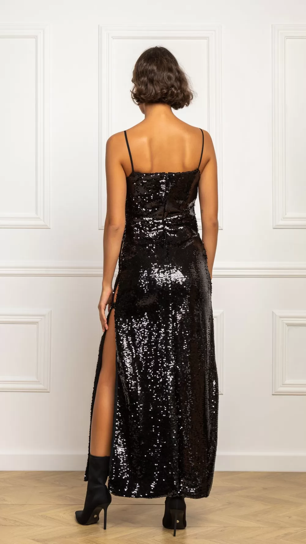Woman Stefania Vaidani Dresses | Cahuita Sequin Black Dress