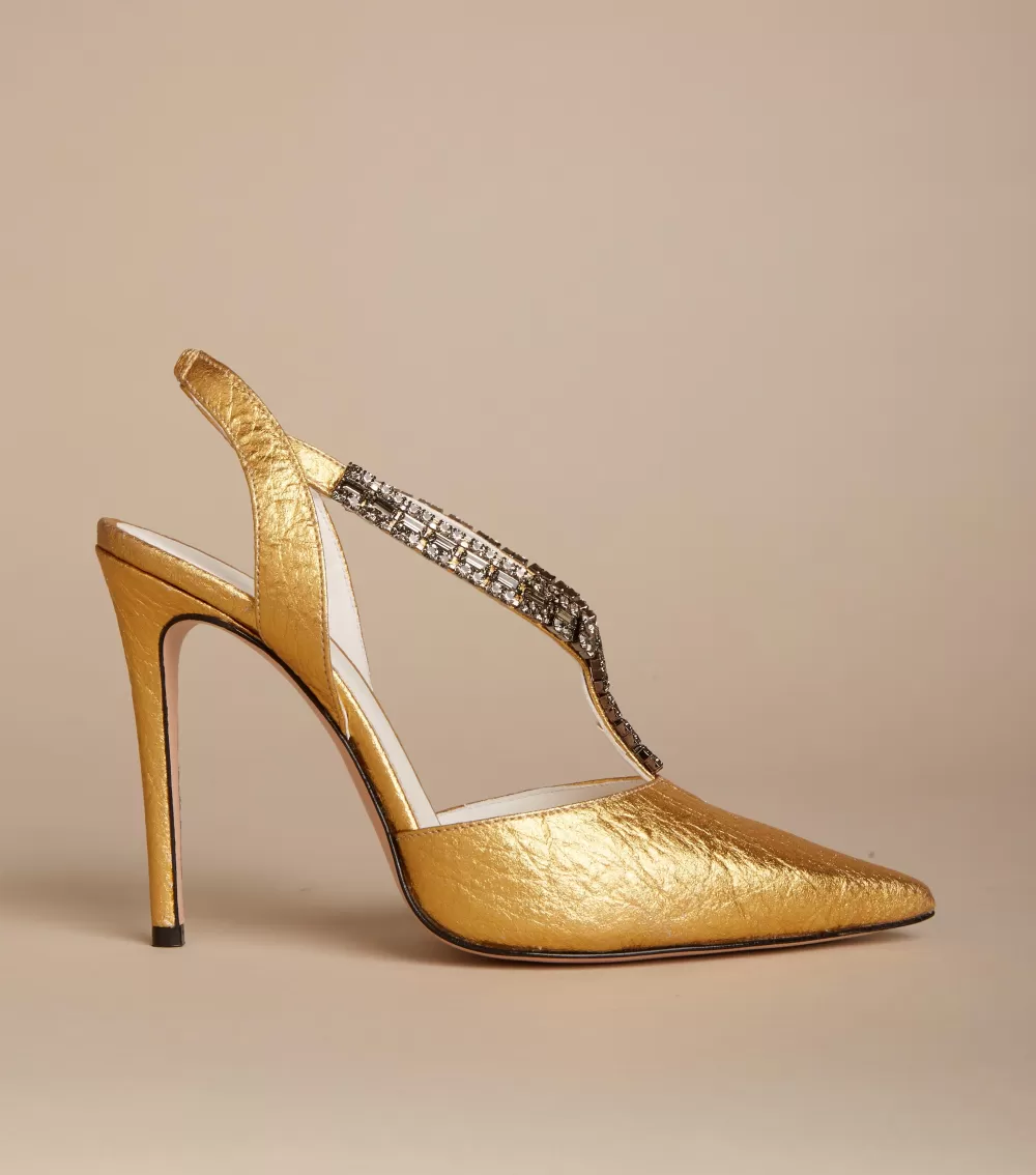 Woman O2monde Shoes | Celia Pumps In Gold