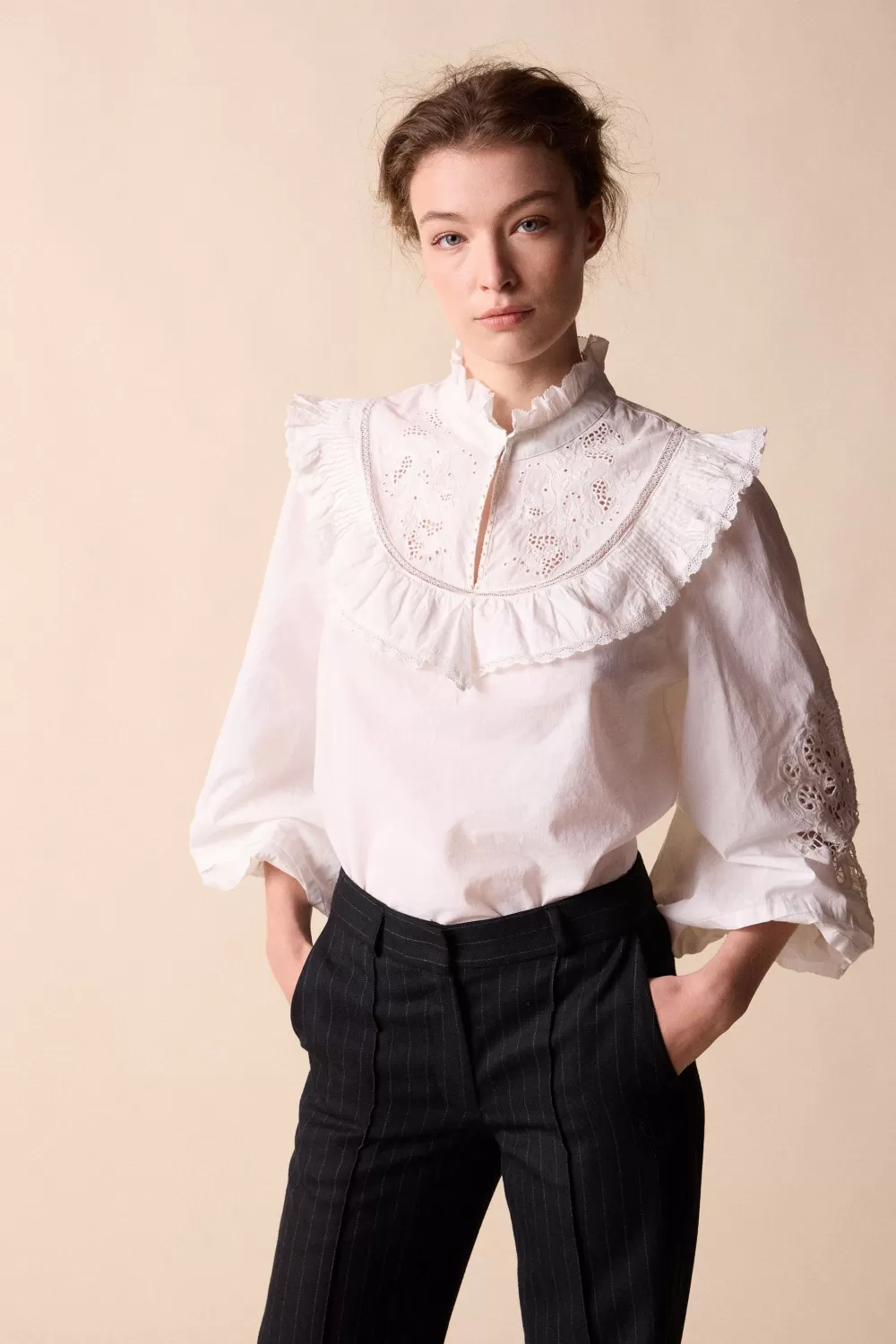 Woman St. Roche Tops | Clair Top - Milky