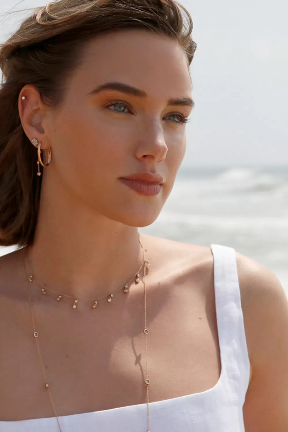 Woman KBH Fine Jewelry | Cleopatra Necklace In Yellow Gold