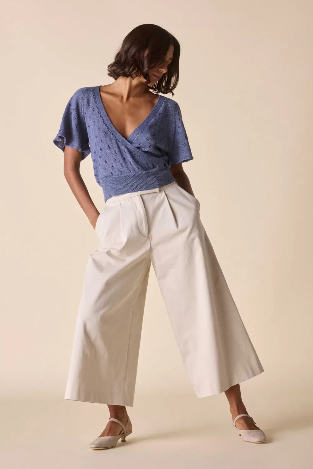 Woman St. Roche Pants | Cordell Pants - Pearl