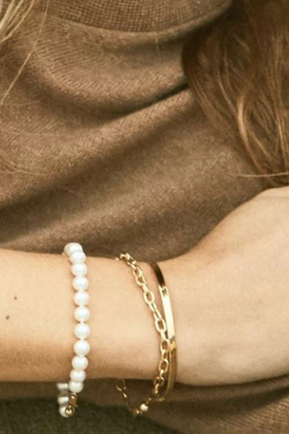 Woman KBH Fine Jewelry | Elongated Link Bracelet