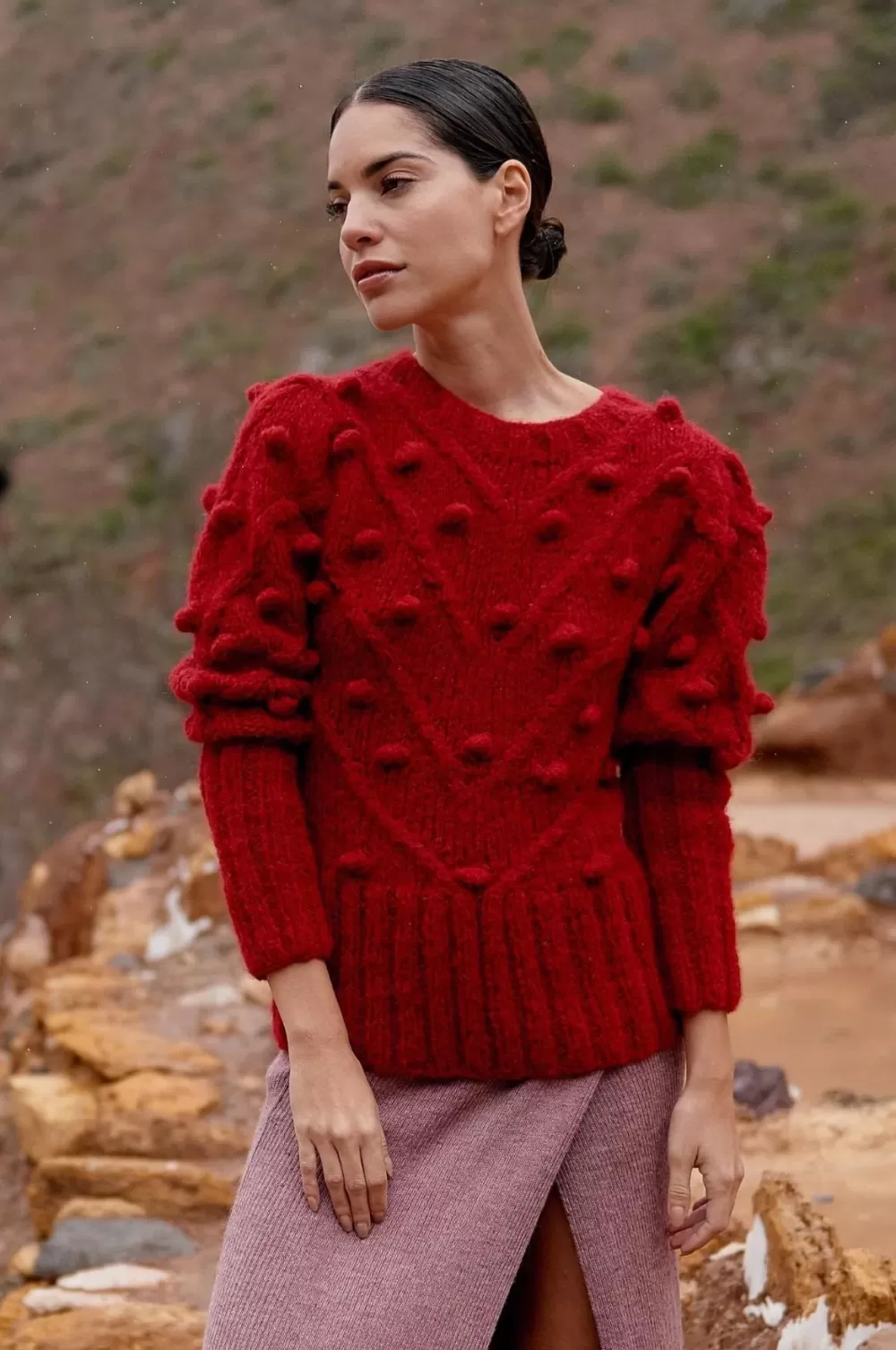 Woman Ayni Knitwear | Epa Sweater In Red