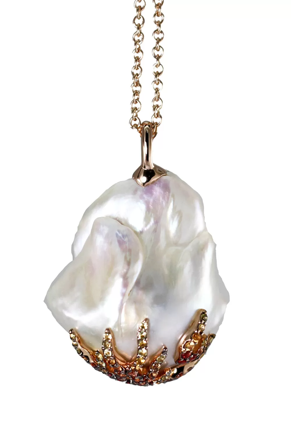 Woman Bibi van der Velden Fine Jewelry | Flame Pearl Necklace