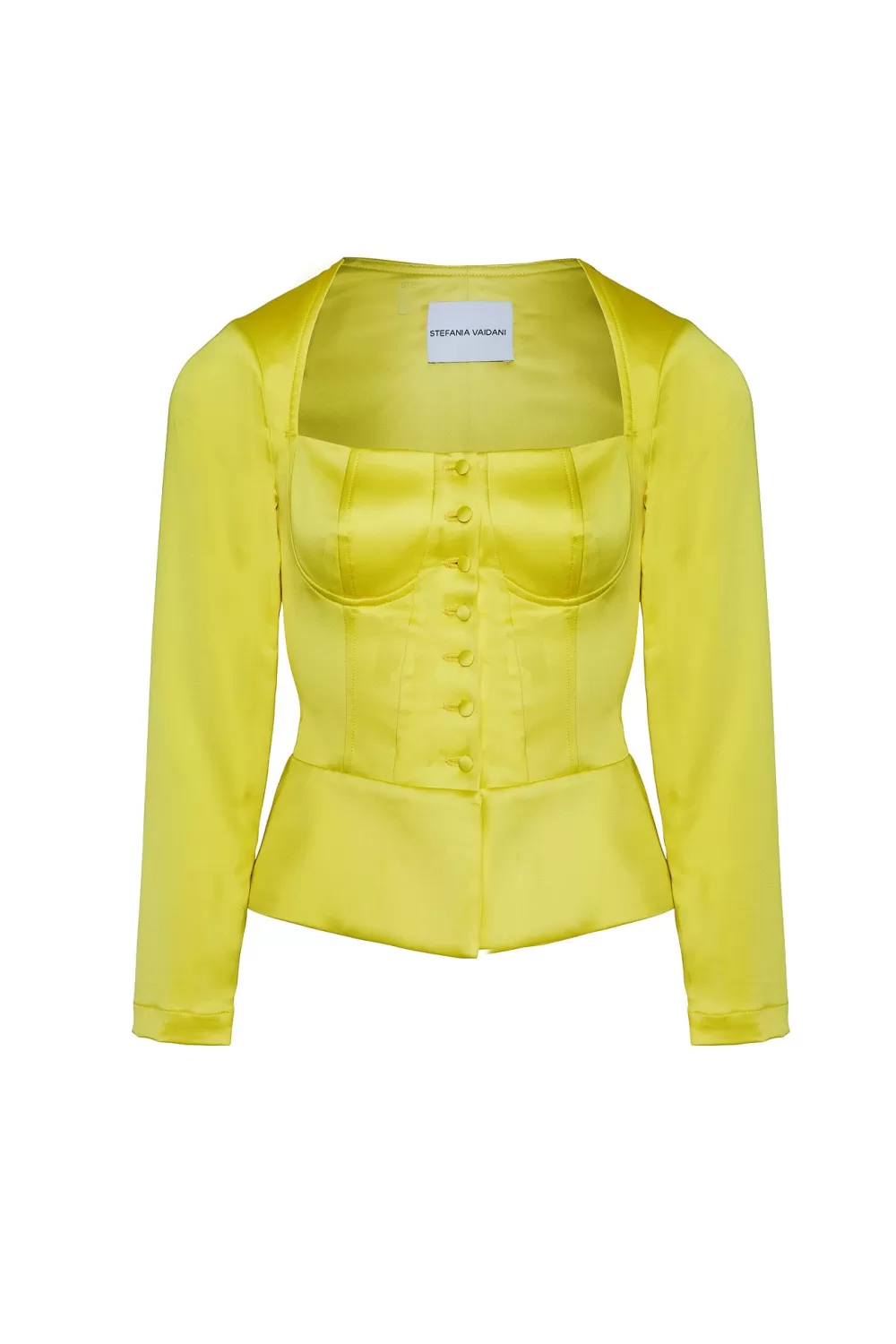 Woman Stefania Vaidani Tops | Gabrielle Silk Corset