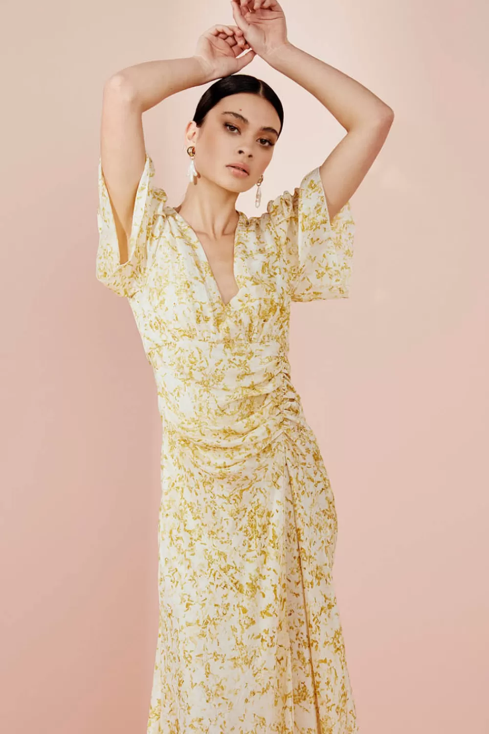Woman Mastani Dresses | Ibadat Dress In Marigold Print