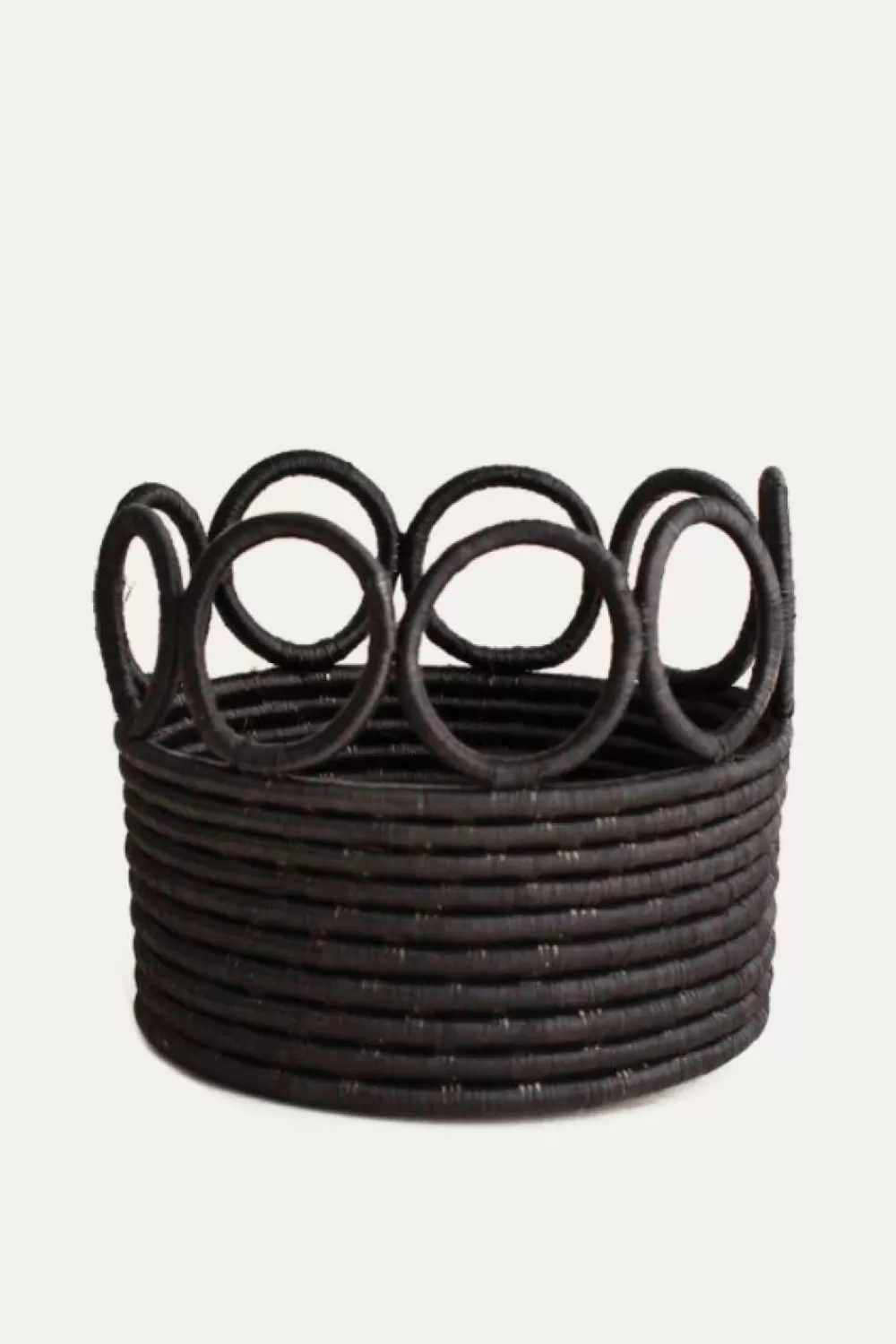 Woman Indego Africa Furniture | Ikamba Basket Black