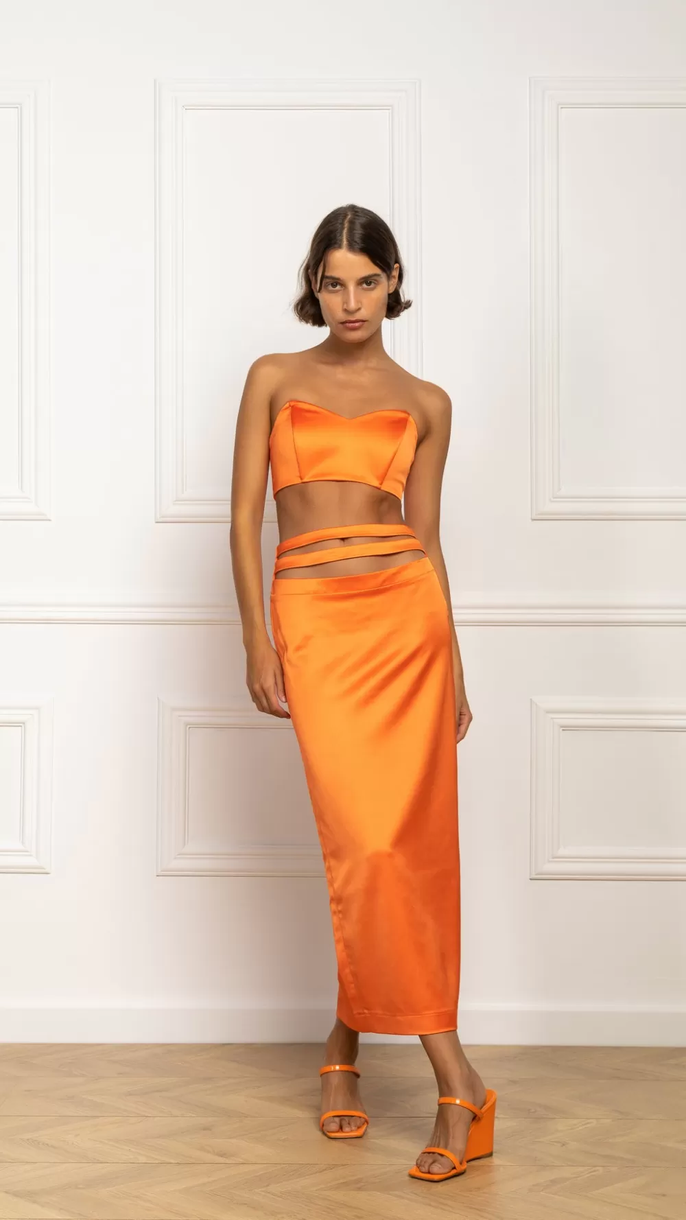 Woman Stefania Vaidani Skirts | Imani Silk Skirt