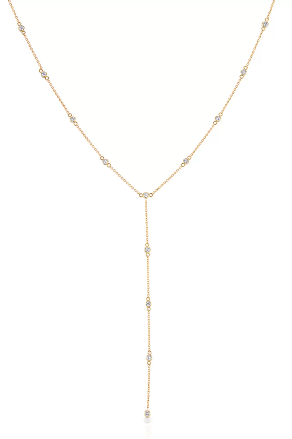 Woman KBH Fine Jewelry | Lariat Classic Necklace In Yellow Gold