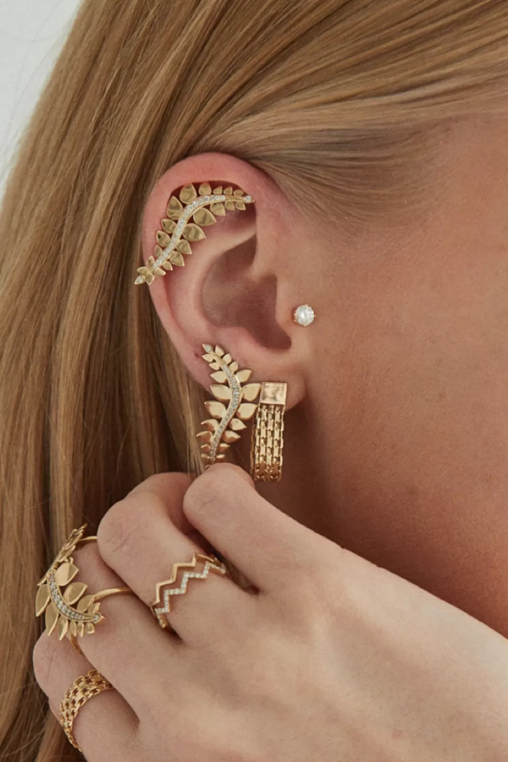 Woman KBH Fine Jewelry | Leaf Climbers