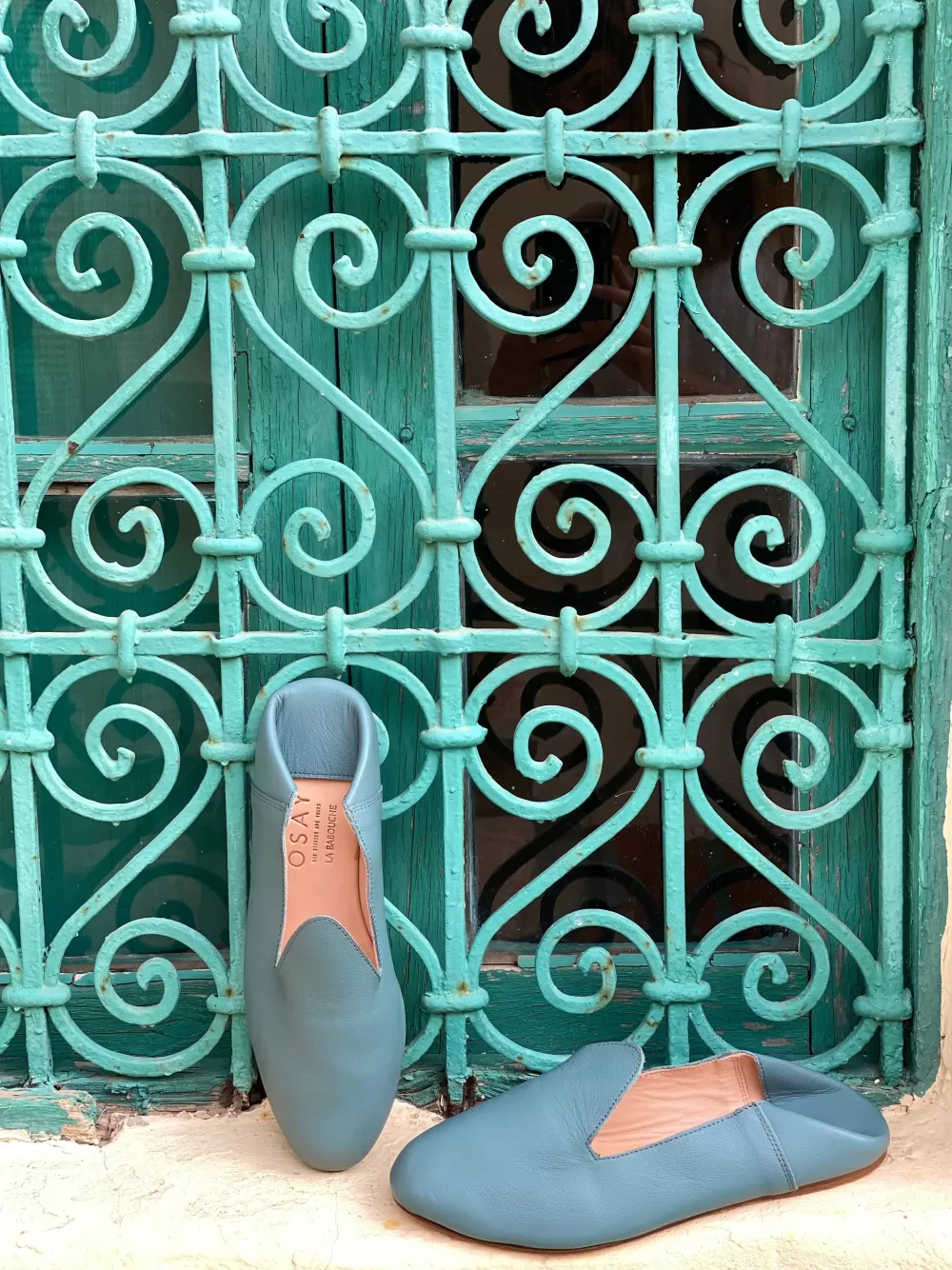 Woman OSAY Shoes | Leather Slide Loafer In Blue