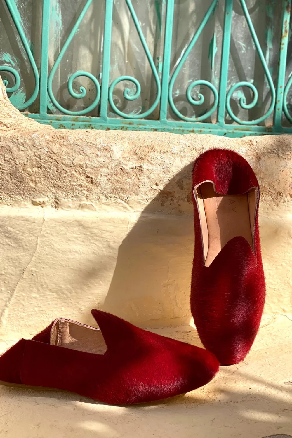Woman OSAY Shoes | Leather Slide Loafer In Chili Red