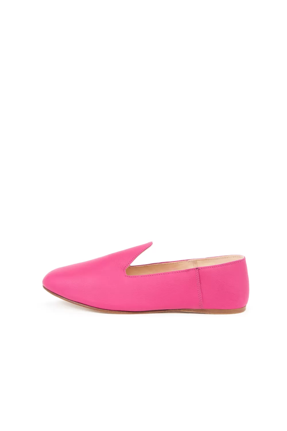 Woman OSAY Shoes | Leather Slide Loafer In Fuchsia