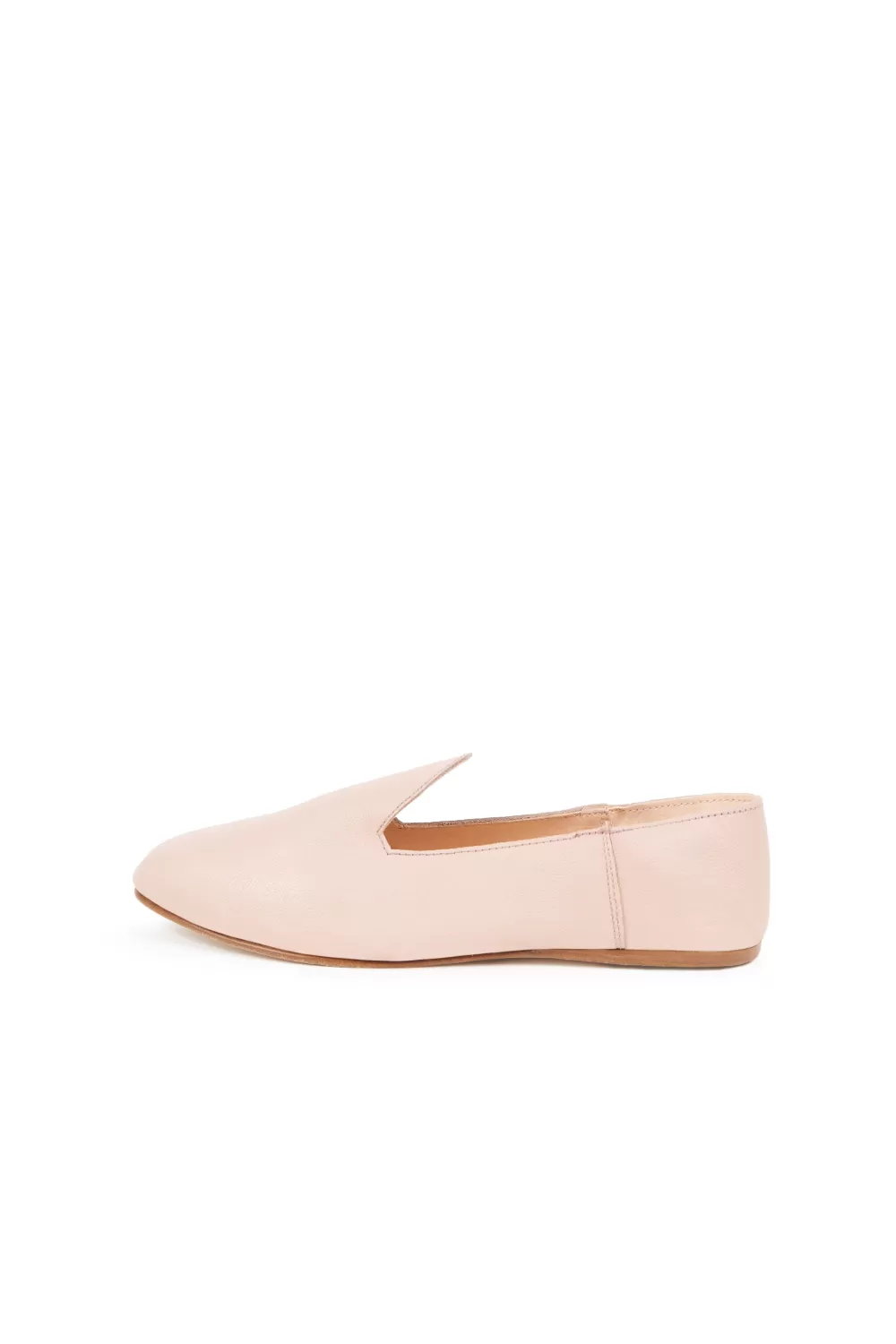Woman OSAY Shoes | Leather Slide Loafer In Pink Sand