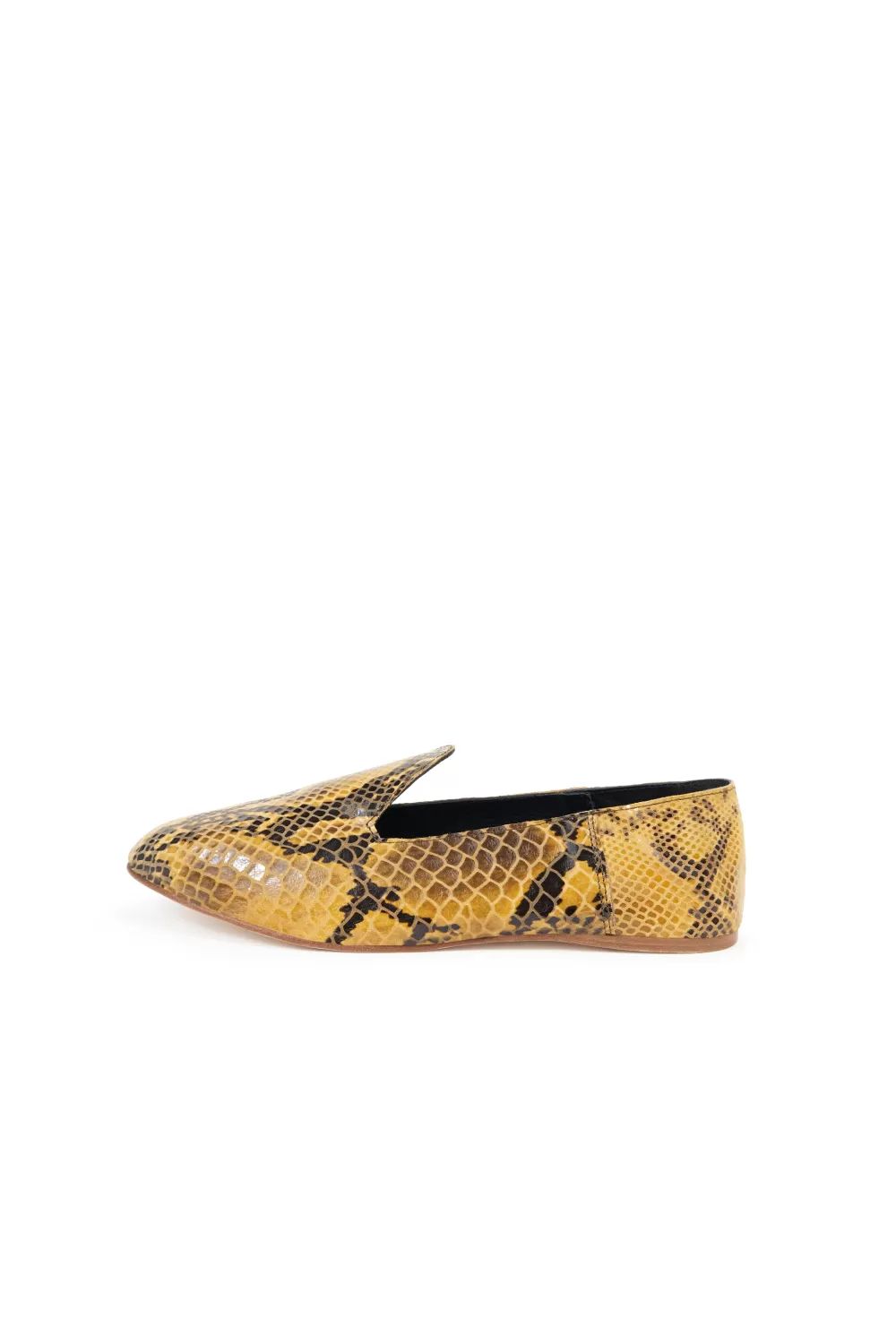 Woman OSAY Shoes | Leather Slide Loafer In Yellow