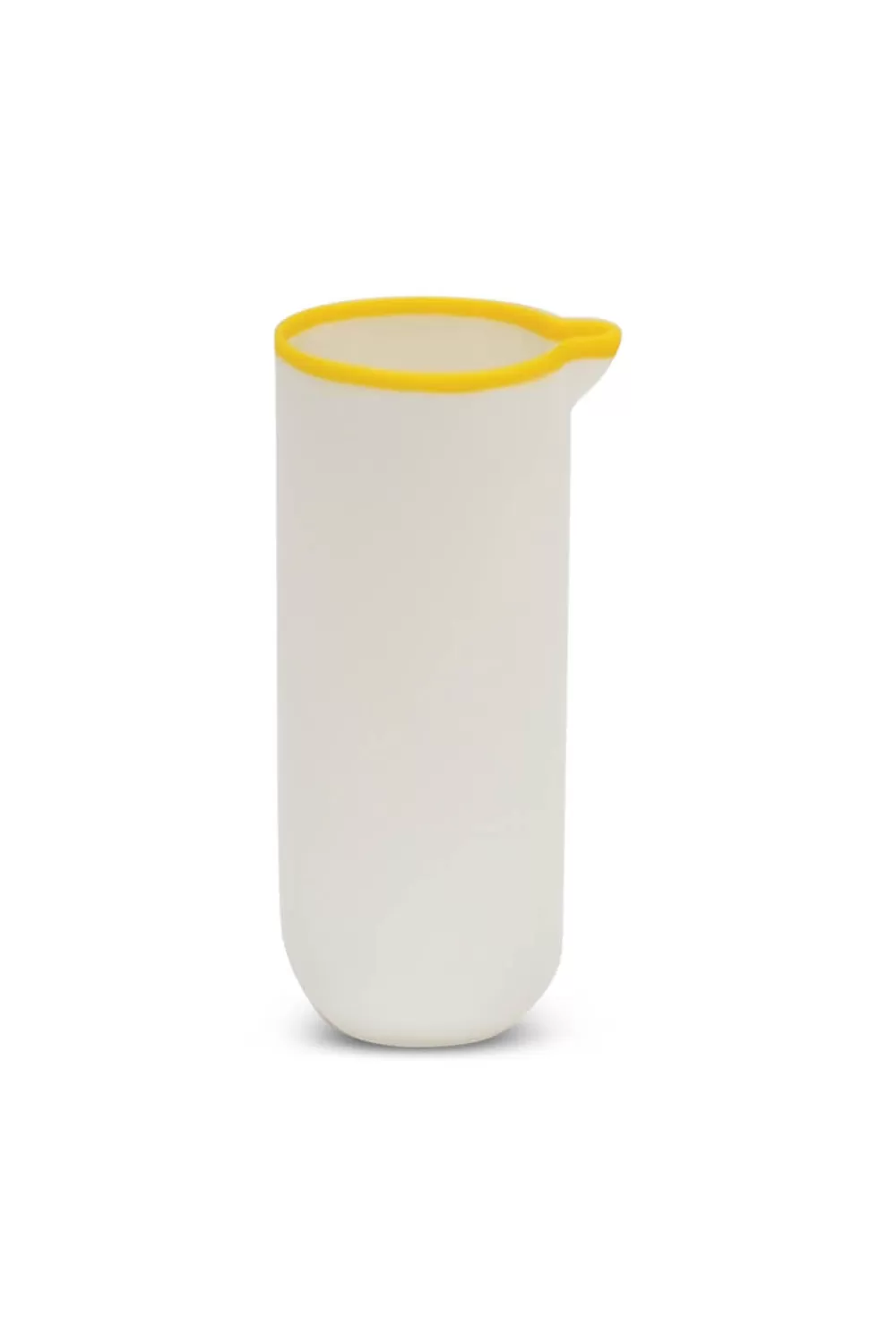 Woman Tina Frey Designs Furniture | Ligne Carafe In White With Sunshine Yellow Rim