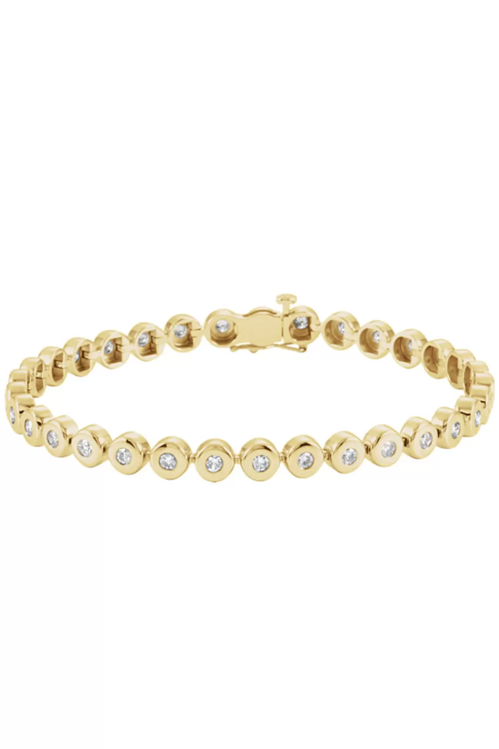 Woman KBH Fine Jewelry | Magnum Bezel Bracelet In Yellow Gold