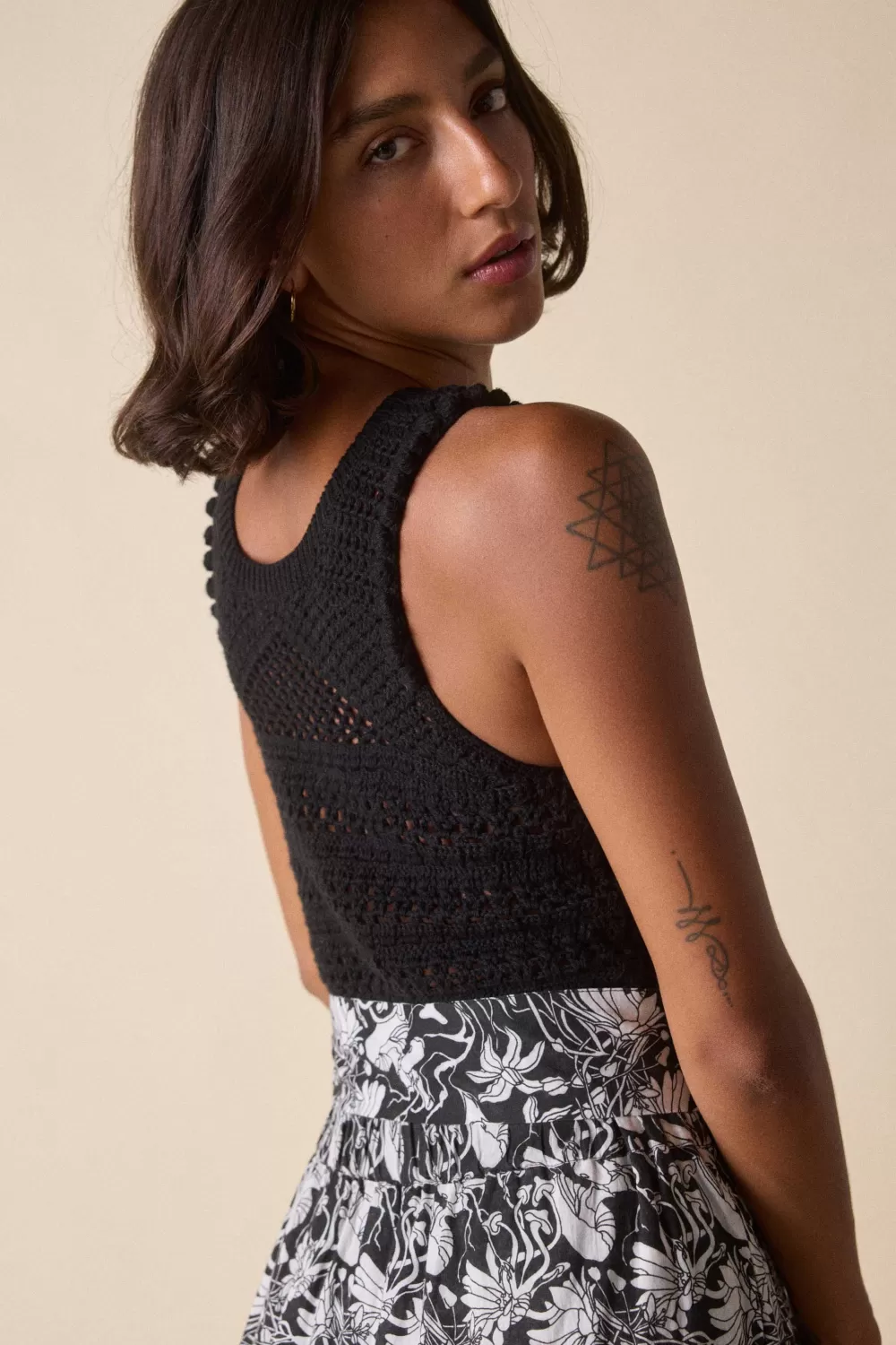 Woman St. Roche Tops | Marilyn Tank - Black