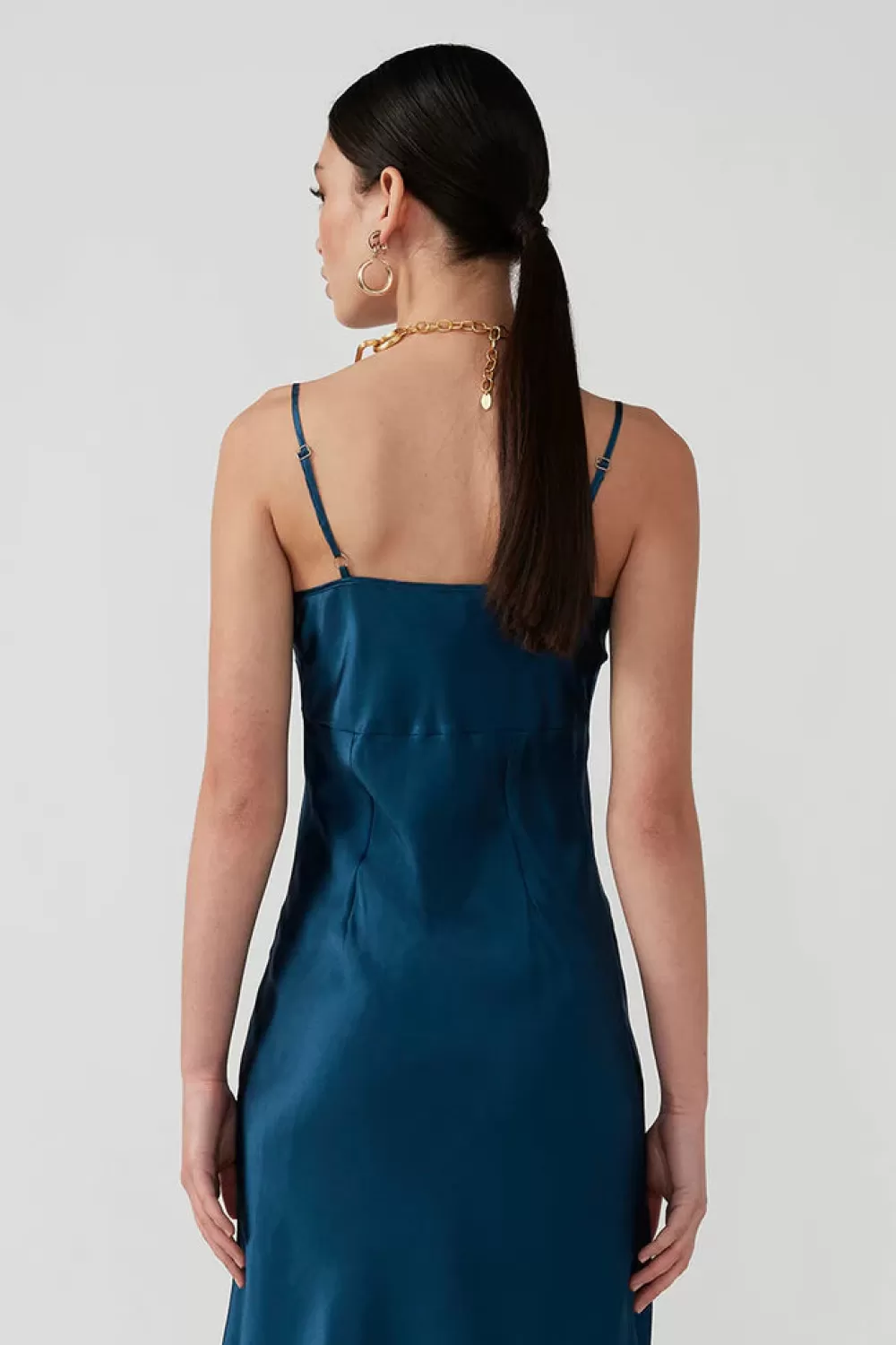 Woman Mastani Dresses | Slip Dress In Teal