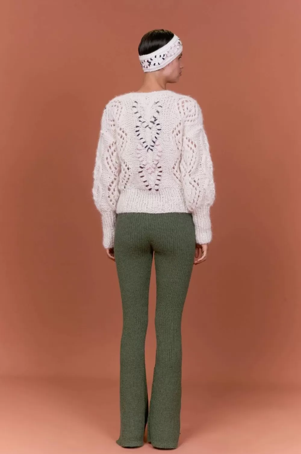 Woman Ayni Knitwear | Parya Cardigan In Ivory