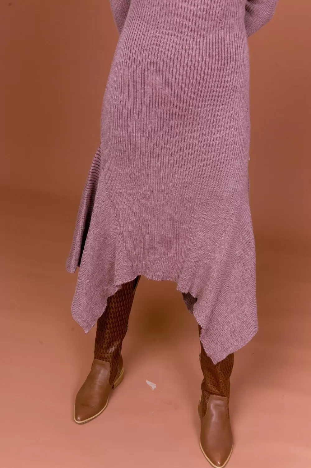 Woman Ayni Knitwear | Pecana Dress In Lavender