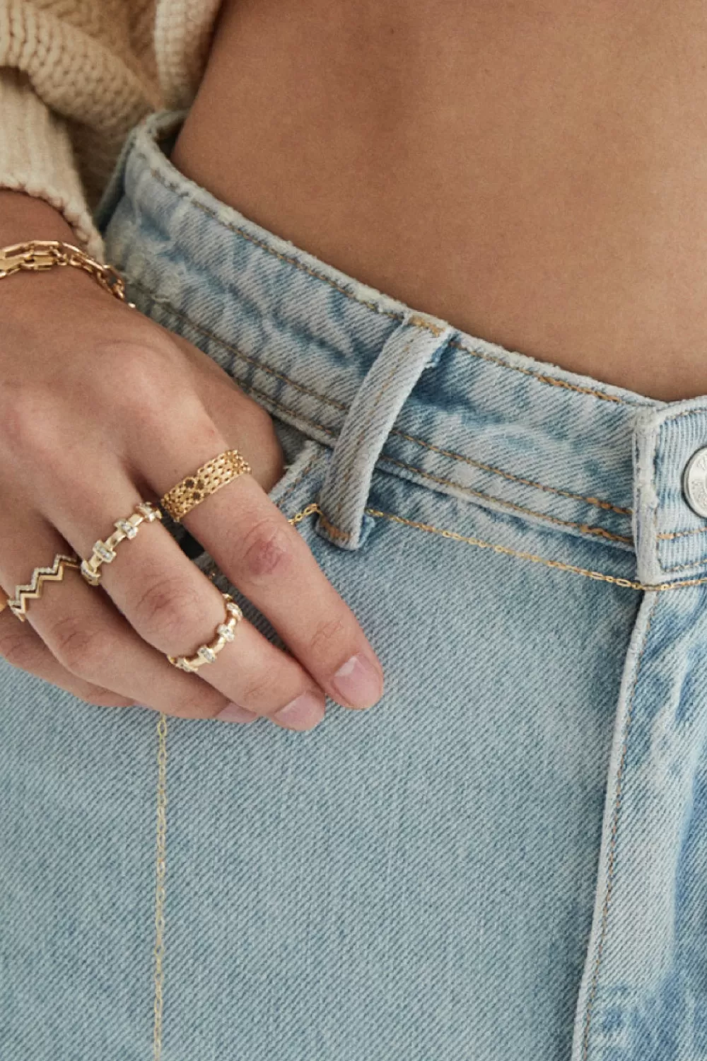 Woman KBH Fine Jewelry | Queen Stack Ring