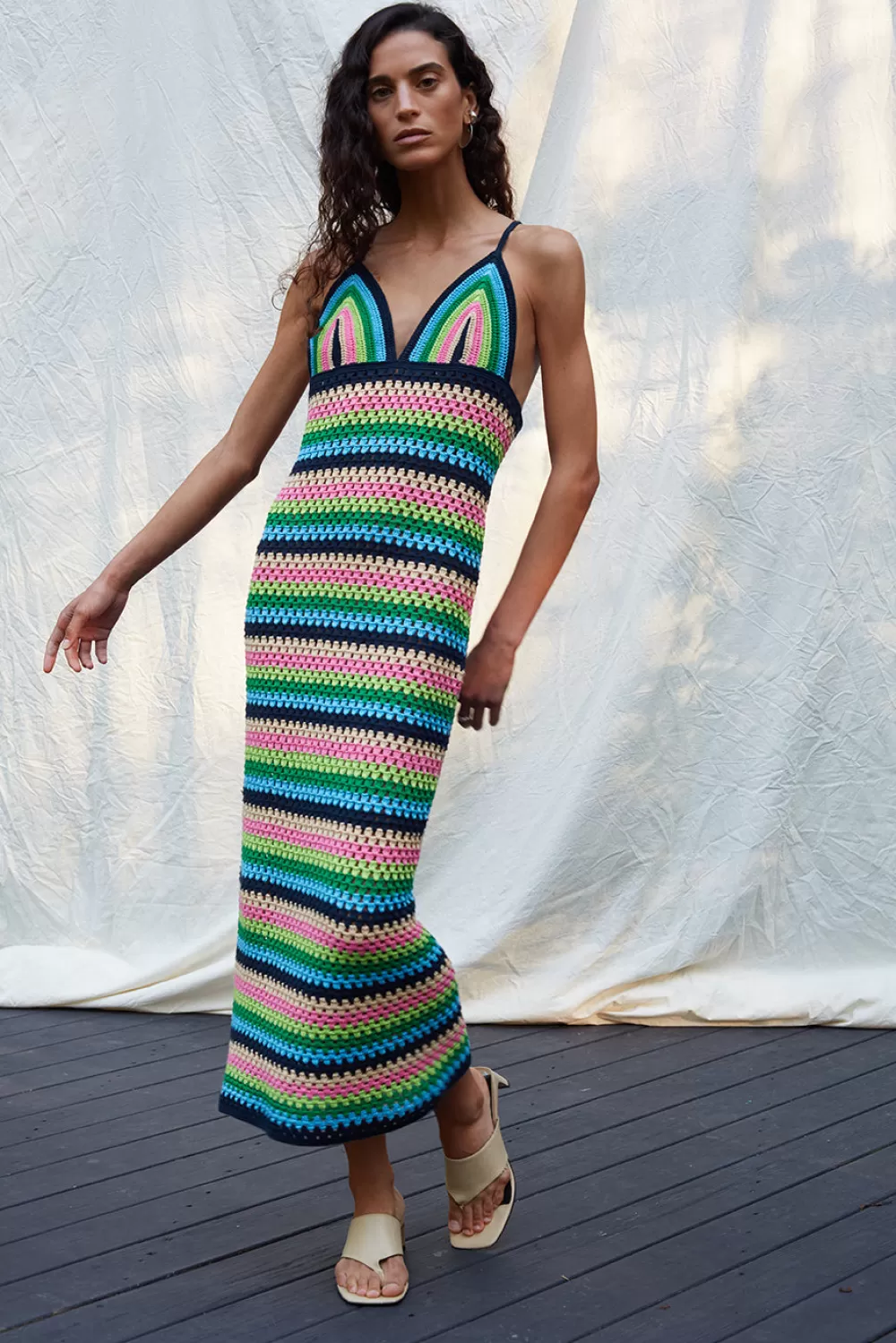 Woman Eleven Six Knitwear | Selma Crochet Dress