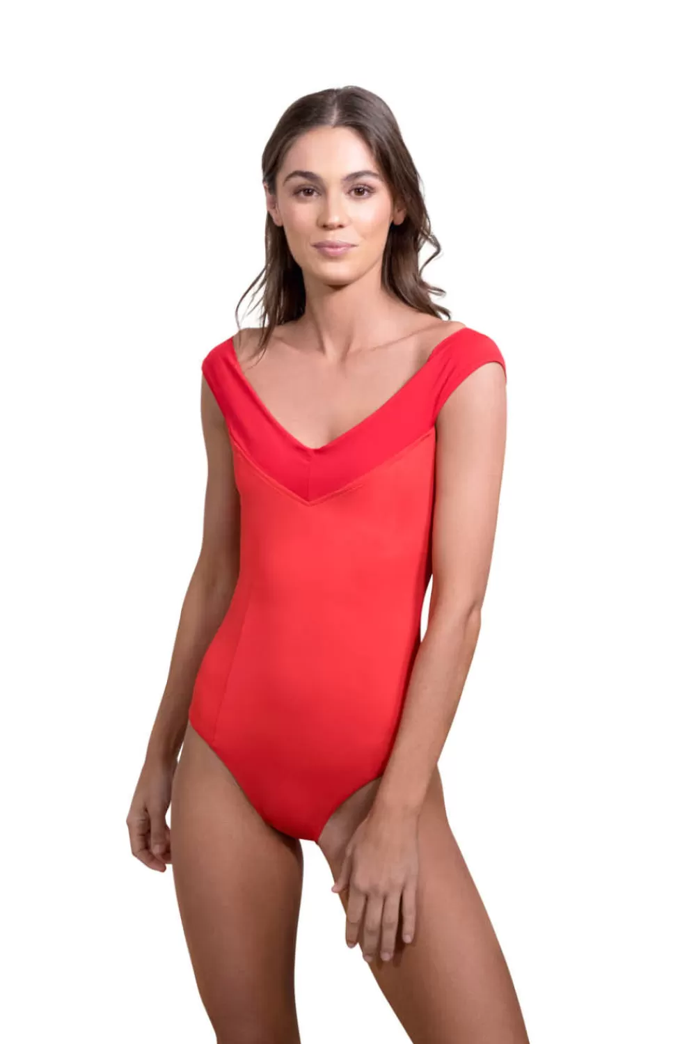 Woman Tabacaru Beachwear | Serena Swimsuit In Red