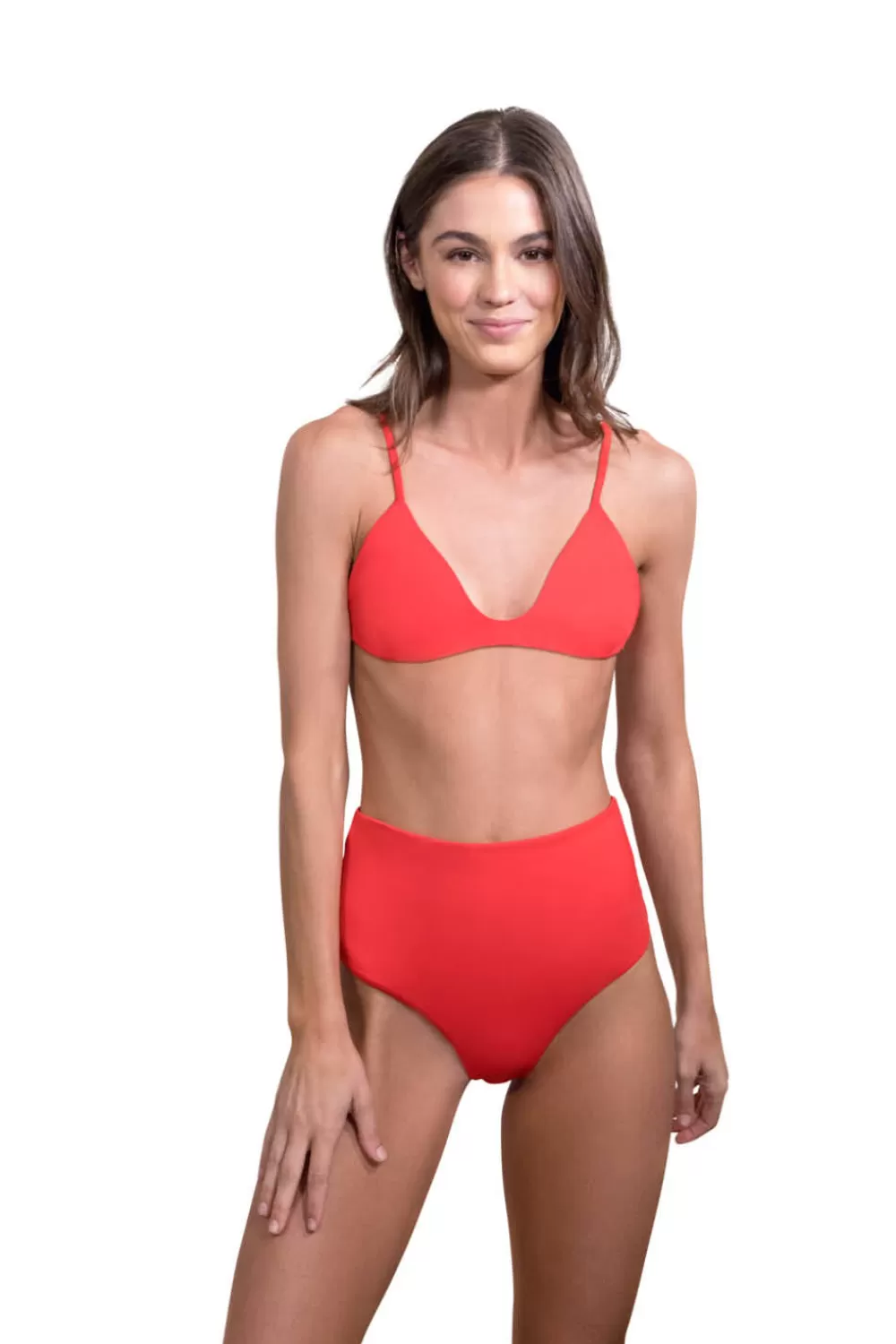 Woman Tabacaru Beachwear | Stella Swimsuit In Red