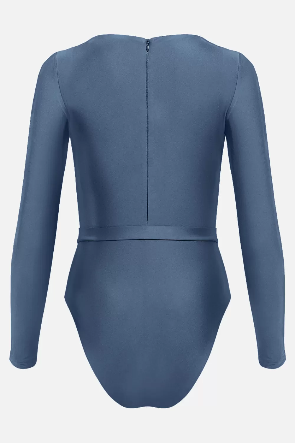 Woman Factor Bermuda Beachwear | The Bateau Silhouette Swimsuit In Horizon Blue