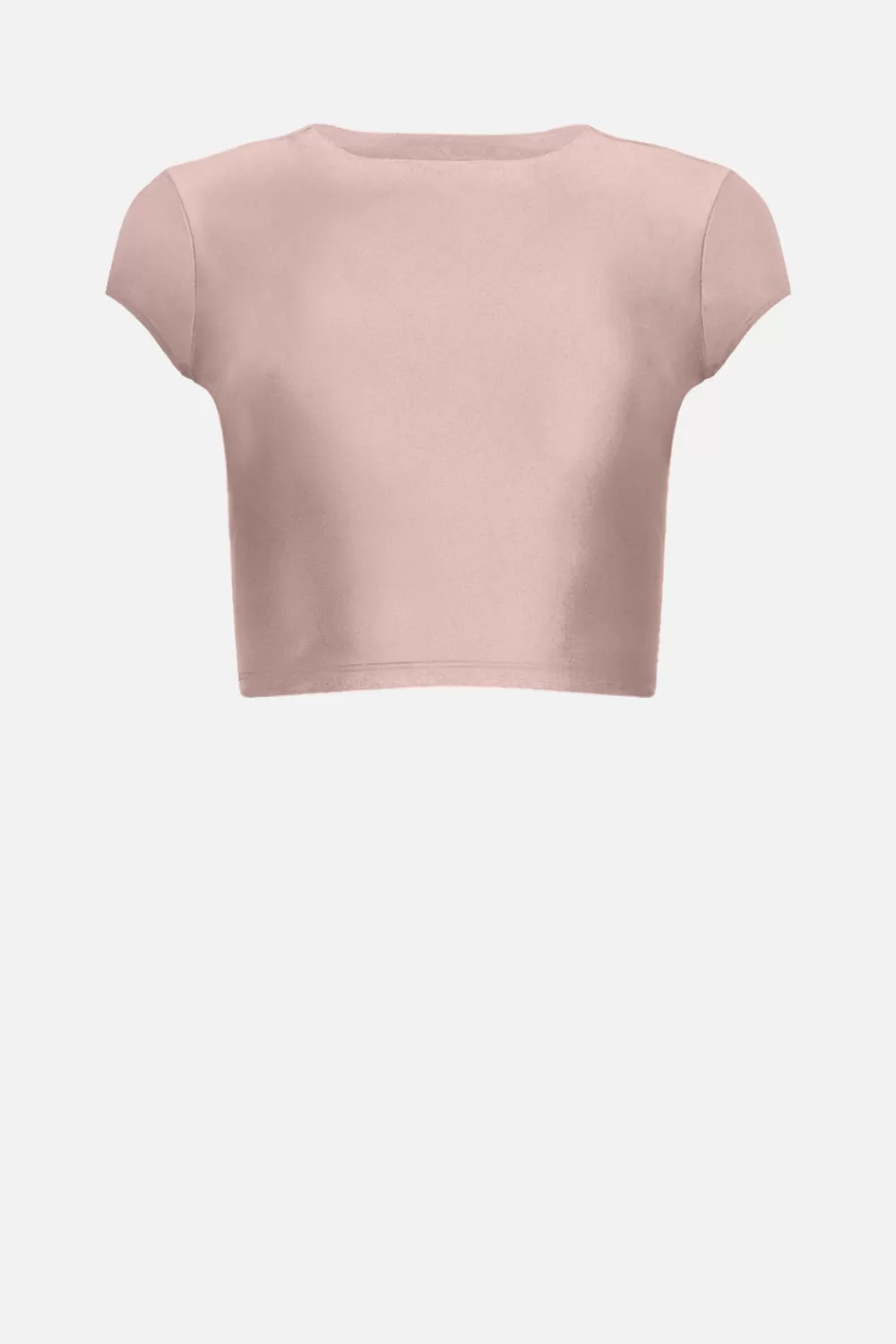 Woman Factor Bermuda Beachwear | The Crop Cap Silhouette In Pink Sand