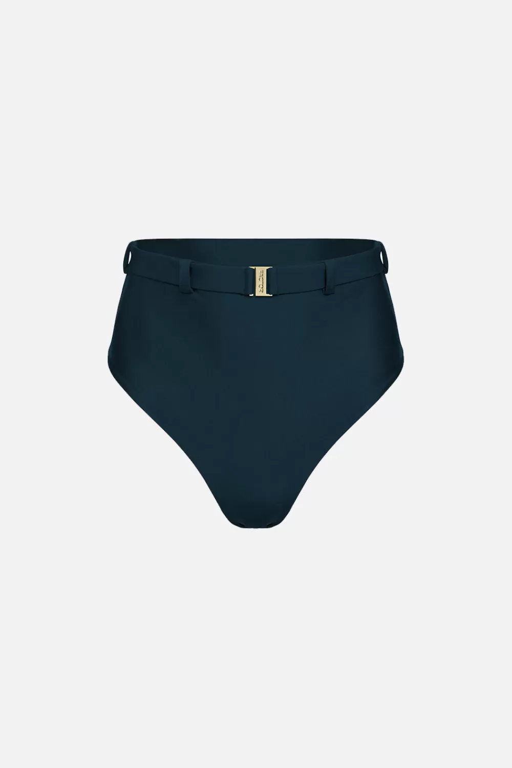 Woman Factor Bermuda Beachwear | The High Waist Silhouette Bikini Bottom In Palm