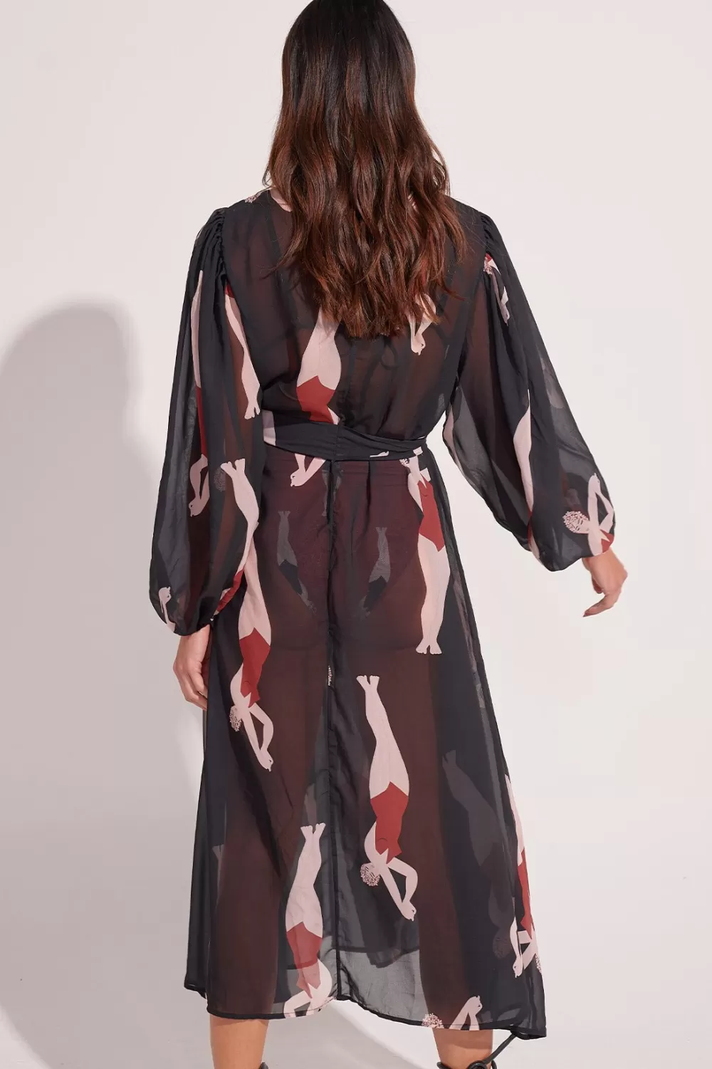 Woman Ancora Beachwear | The Make Me Art Maxi Kimono