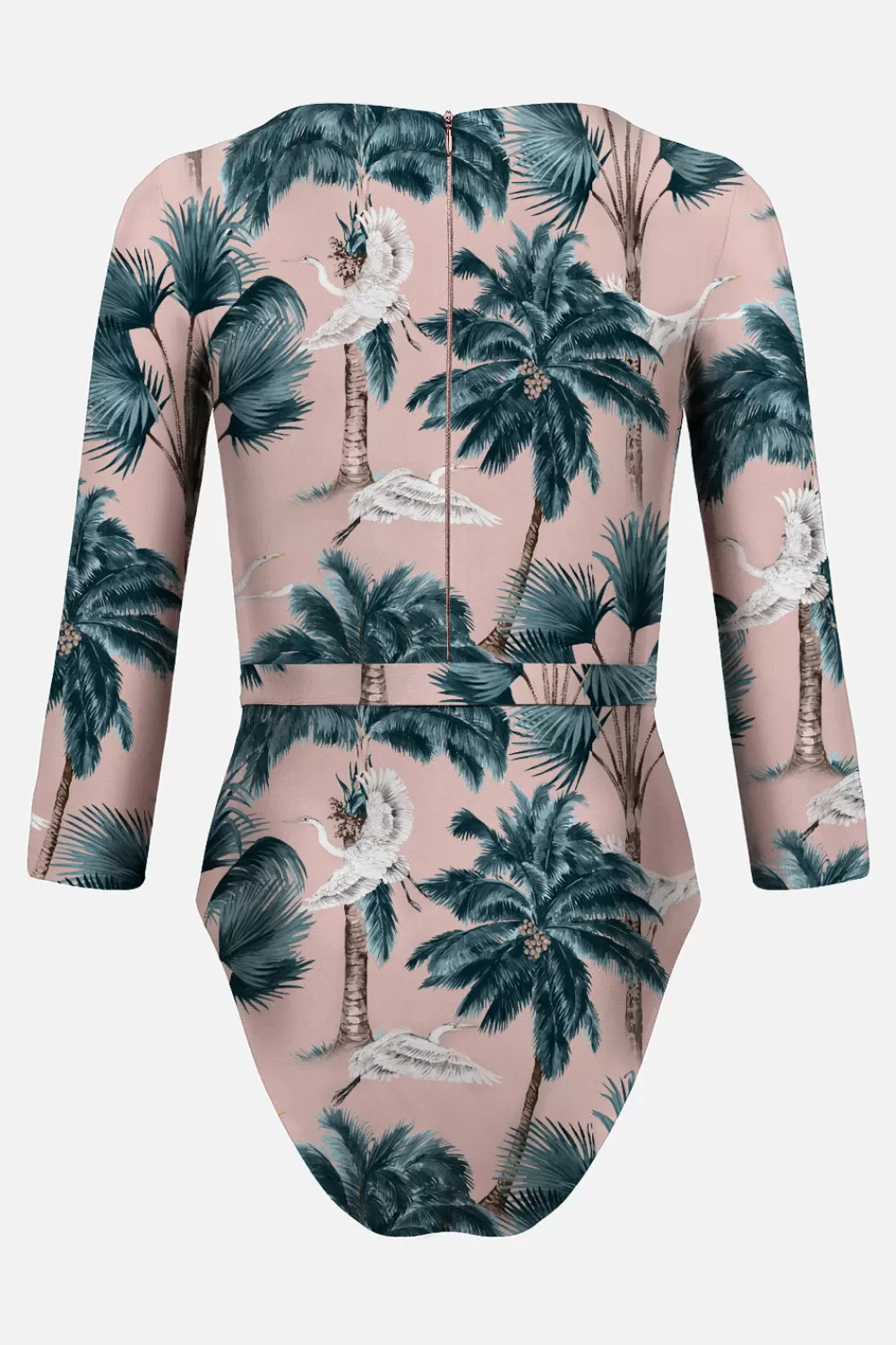 Woman Factor Bermuda Beachwear | The Square Silhouette Swimsuit In Pink Sand Heron