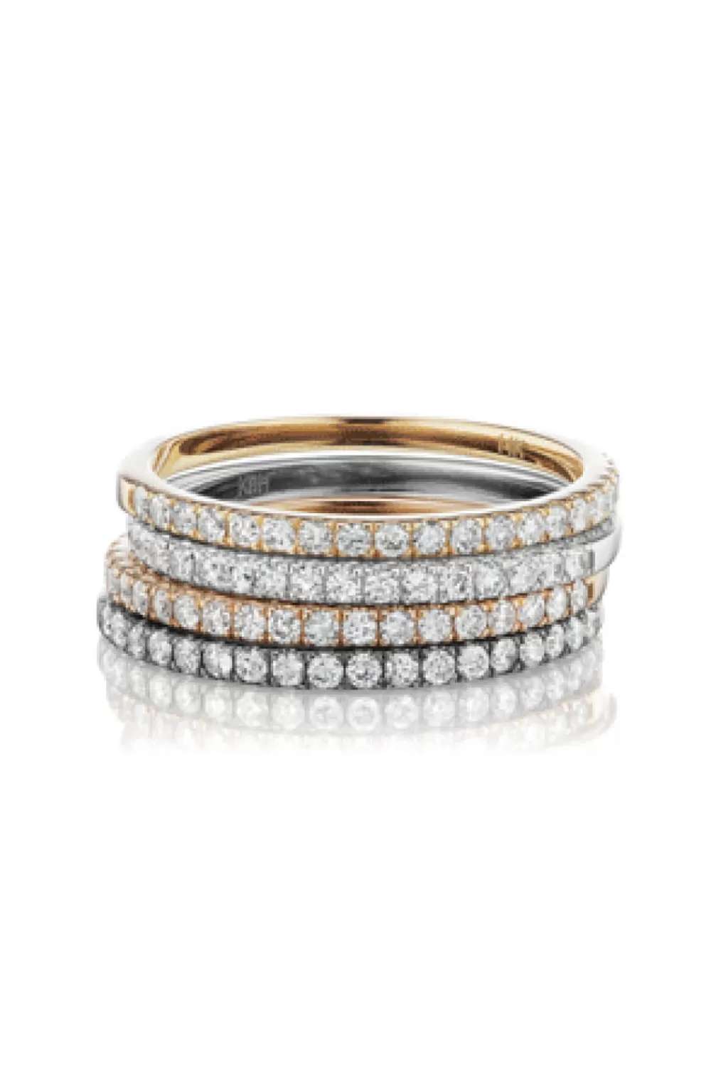 Woman KBH Fine Jewelry | Traditio Split Ring In White Gold