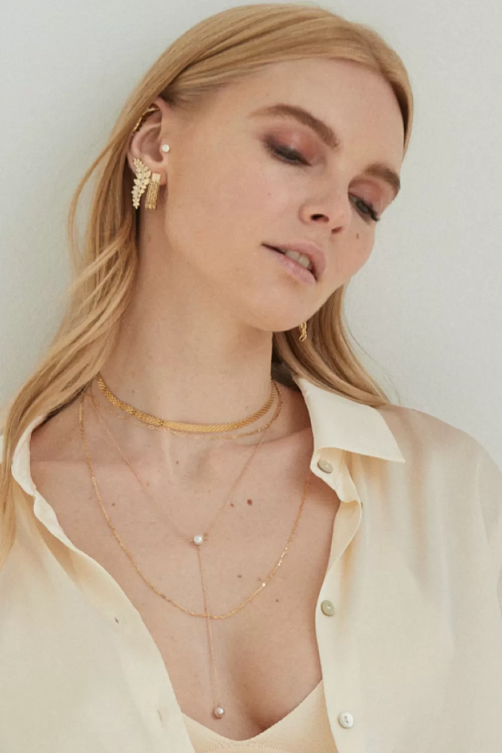 Woman KBH Fine Jewelry | Triple Bismark Choker