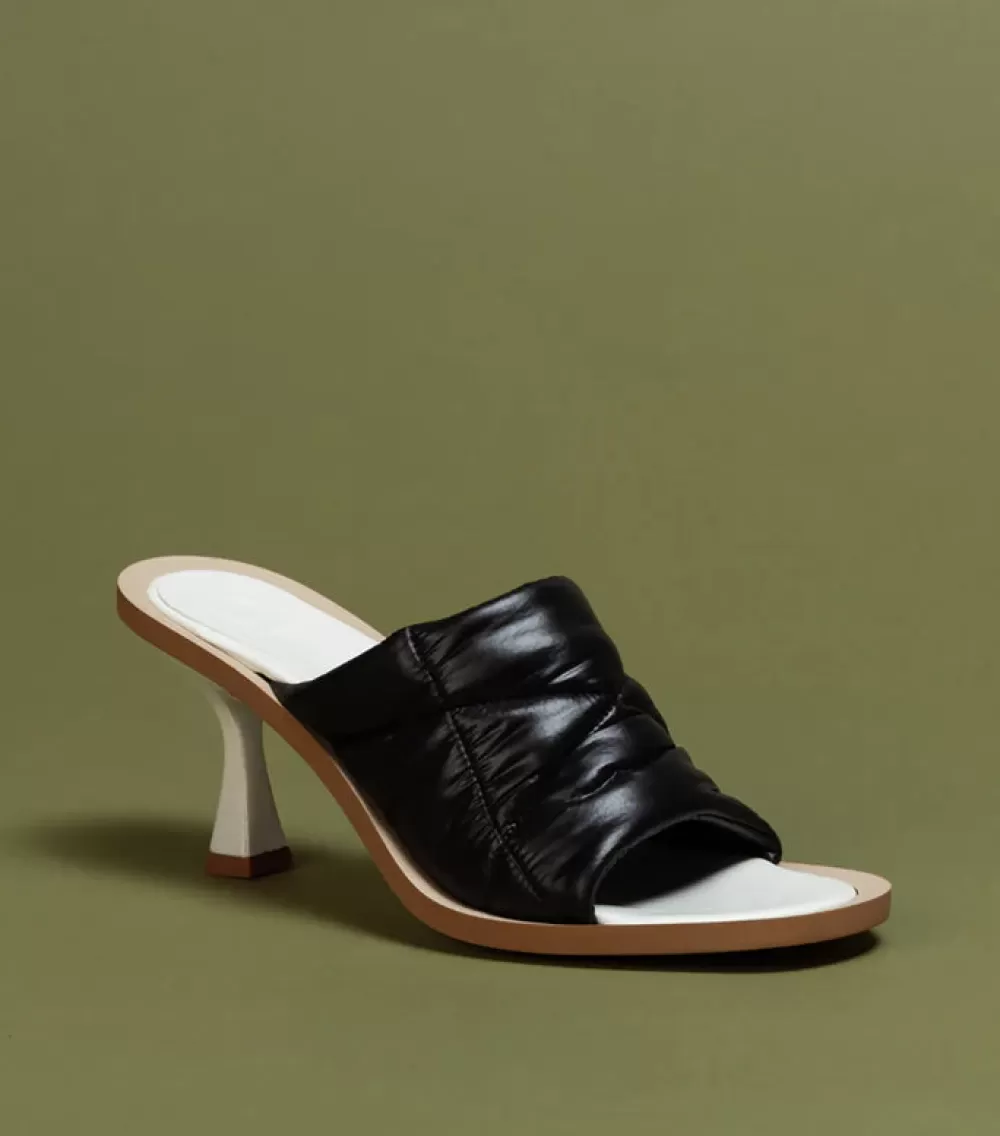 Woman O2monde Shoes | Varunah Mules In Black Nylon