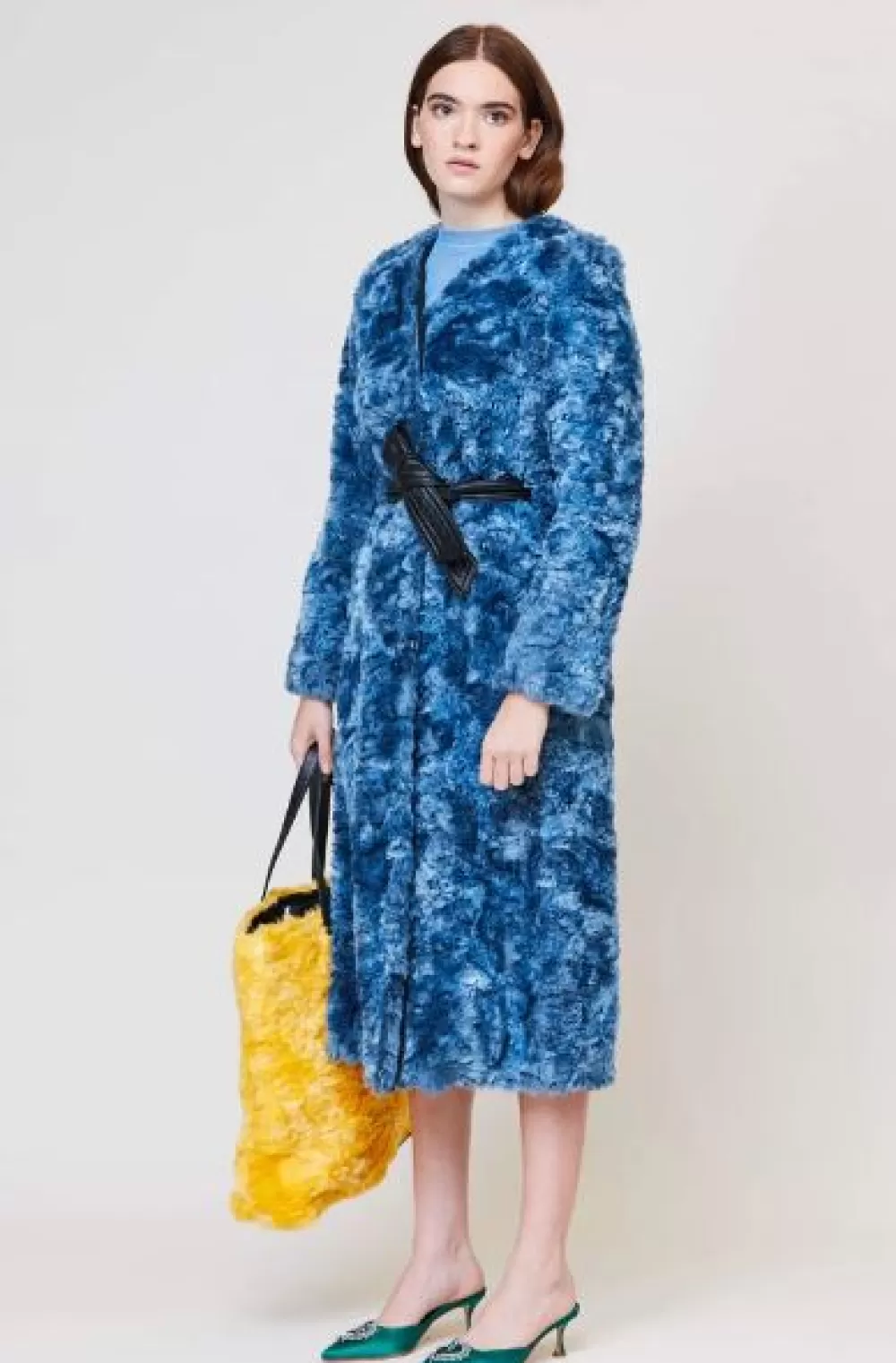Woman Maison Atia Coats | Victoire Coat In Sea Blue