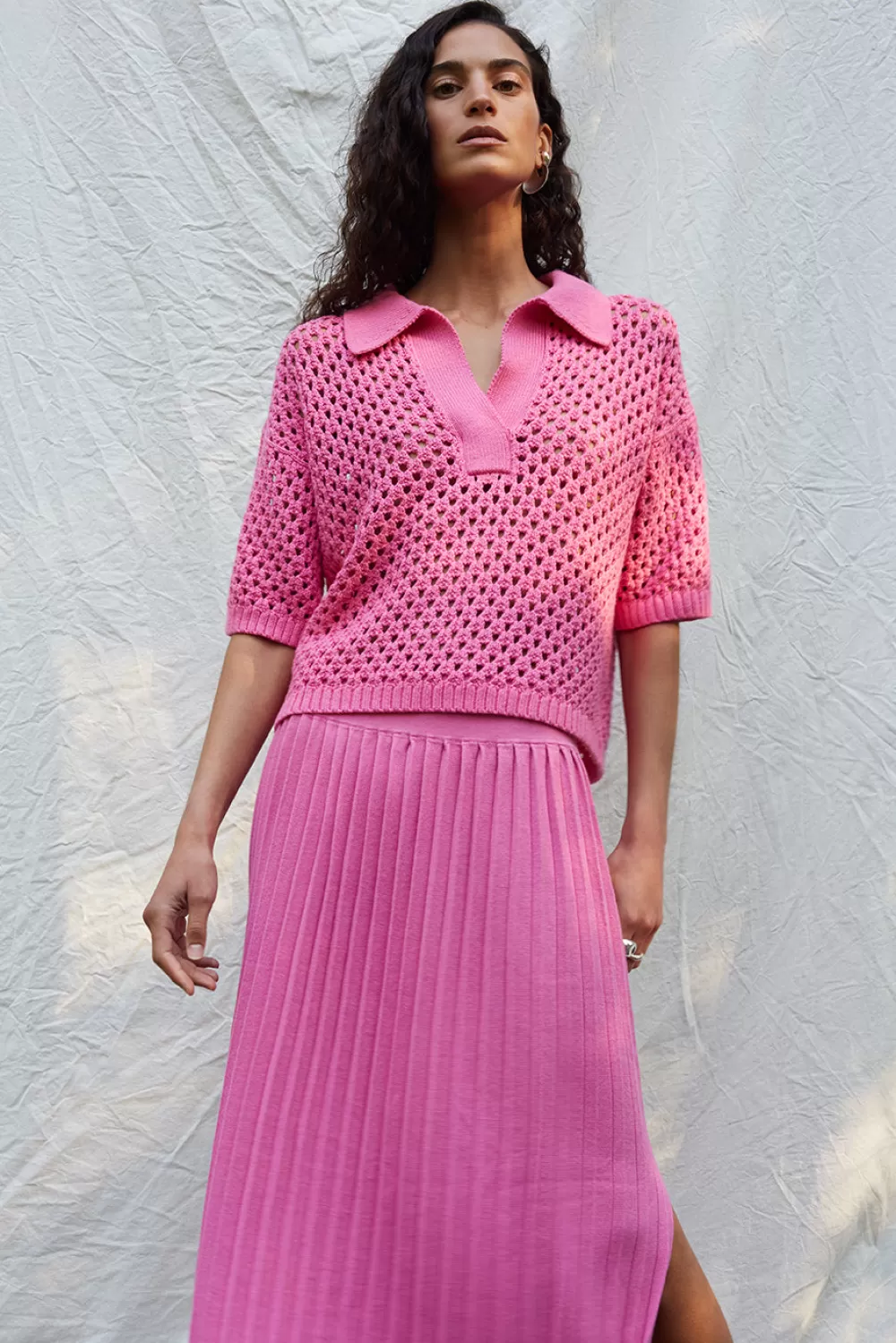 Woman Eleven Six Skirts | Violet Skirt | Taffy Pink