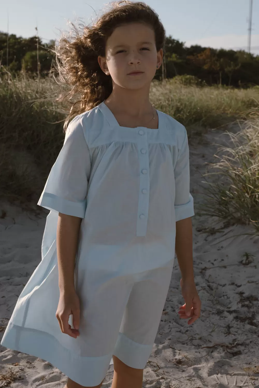 Woman Campo Collection Dresses | Vitoria Nightgown Mini In Milk