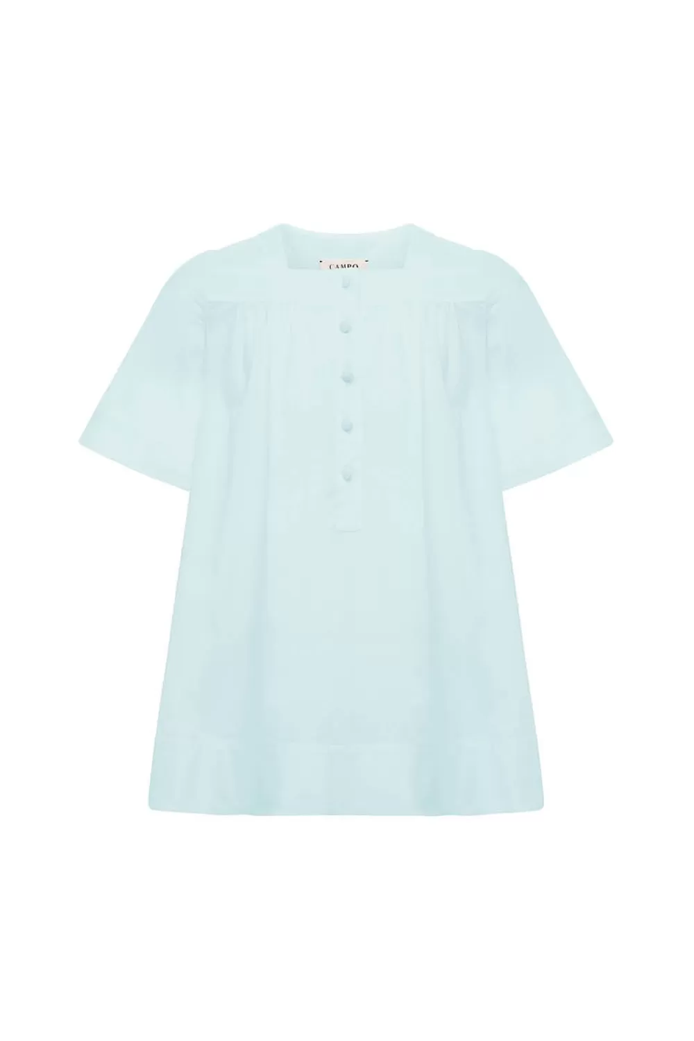 Woman Campo Collection Dresses | Vitoria Nightgown Mini In Starlight Blue