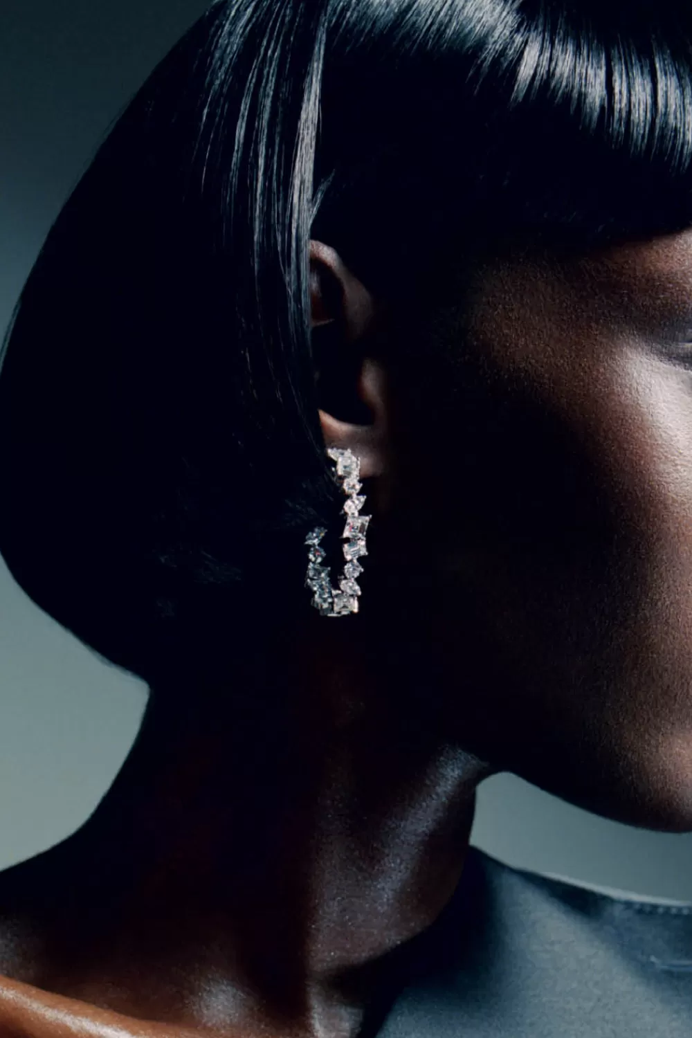 Woman Vrai Fine Jewelry | X Randm Illuminate Hoops In Yellow Gold