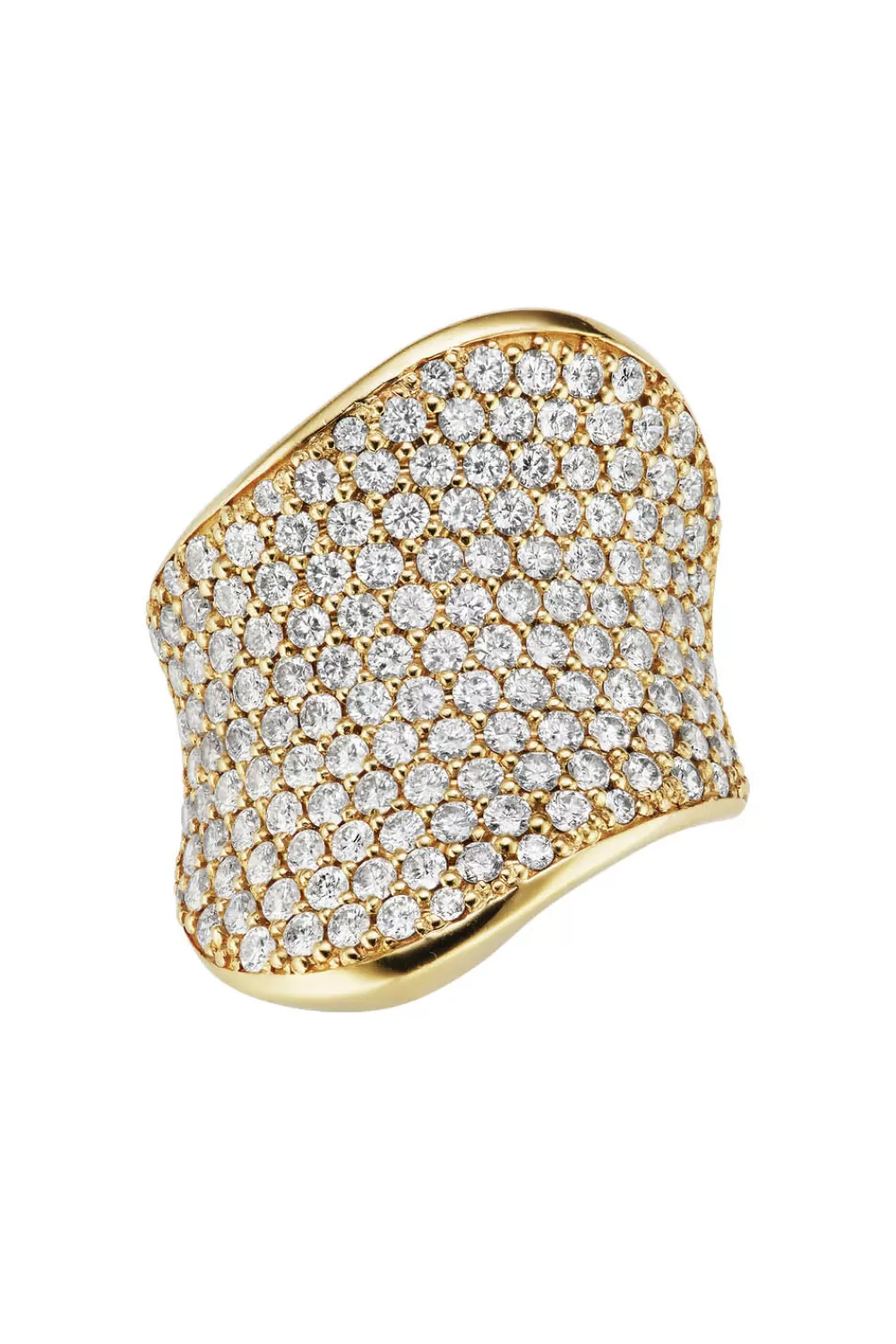 Woman KBH Fine Jewelry | Wave Ring In Yellow Gold