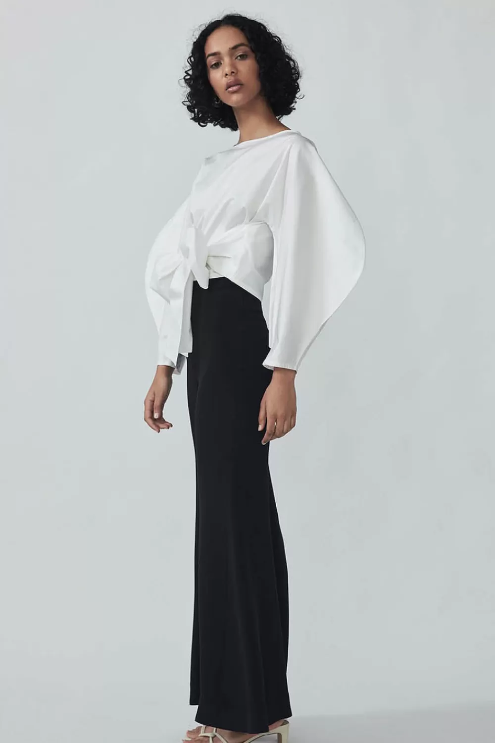 Woman Mastani Tops | Zain Wrap Top In Blanc